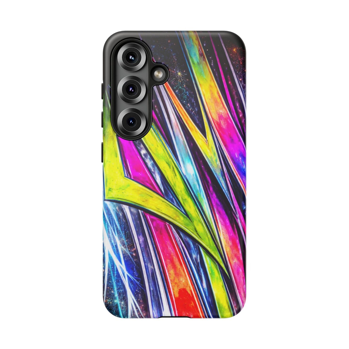 Neon Graffiti Phone Case | Tough Case, Vivid Abstract Street Art