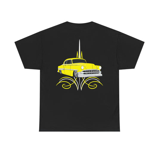 54 Bel Air Hot Rod T-Shirt  Classic 1954 Chevy Car Tee