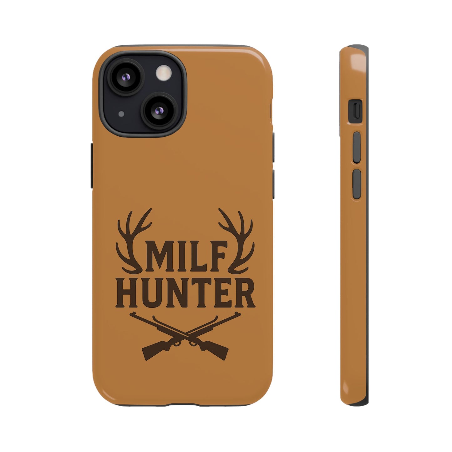 Phone Case, Funny Milf Hunter Design for Tough Cases, Rugged Protective Cover,