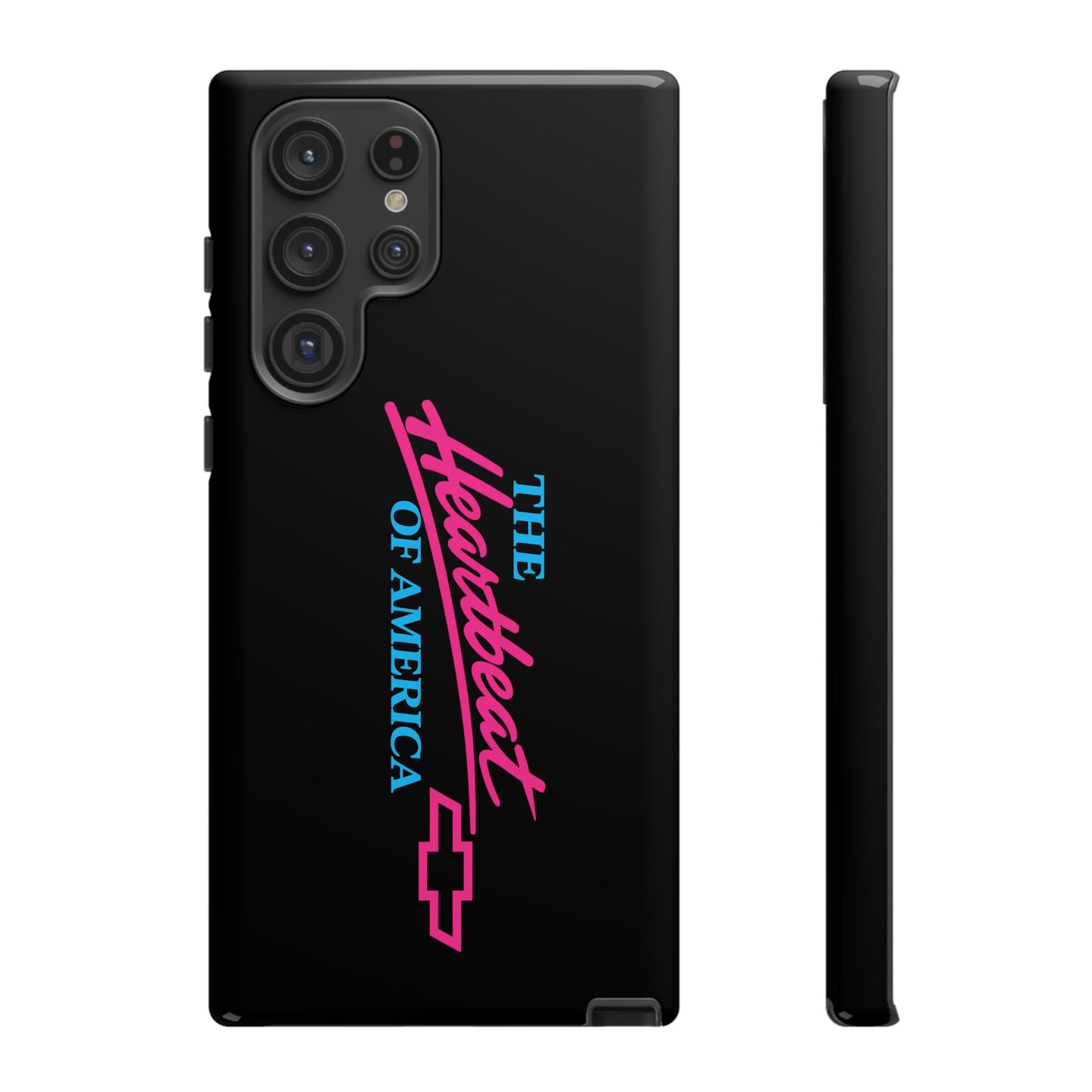 Phone Case — “The Heartbeat of America” Retro Chevy Logo, Slim Protective Cover