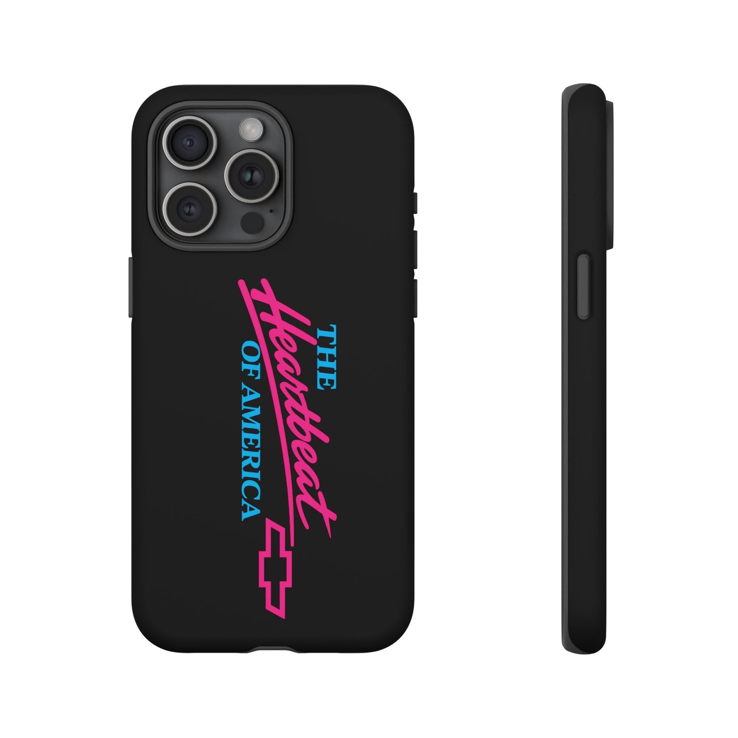 Phone Case — “The Heartbeat of America” Retro Chevy Logo, Slim Protective Cover