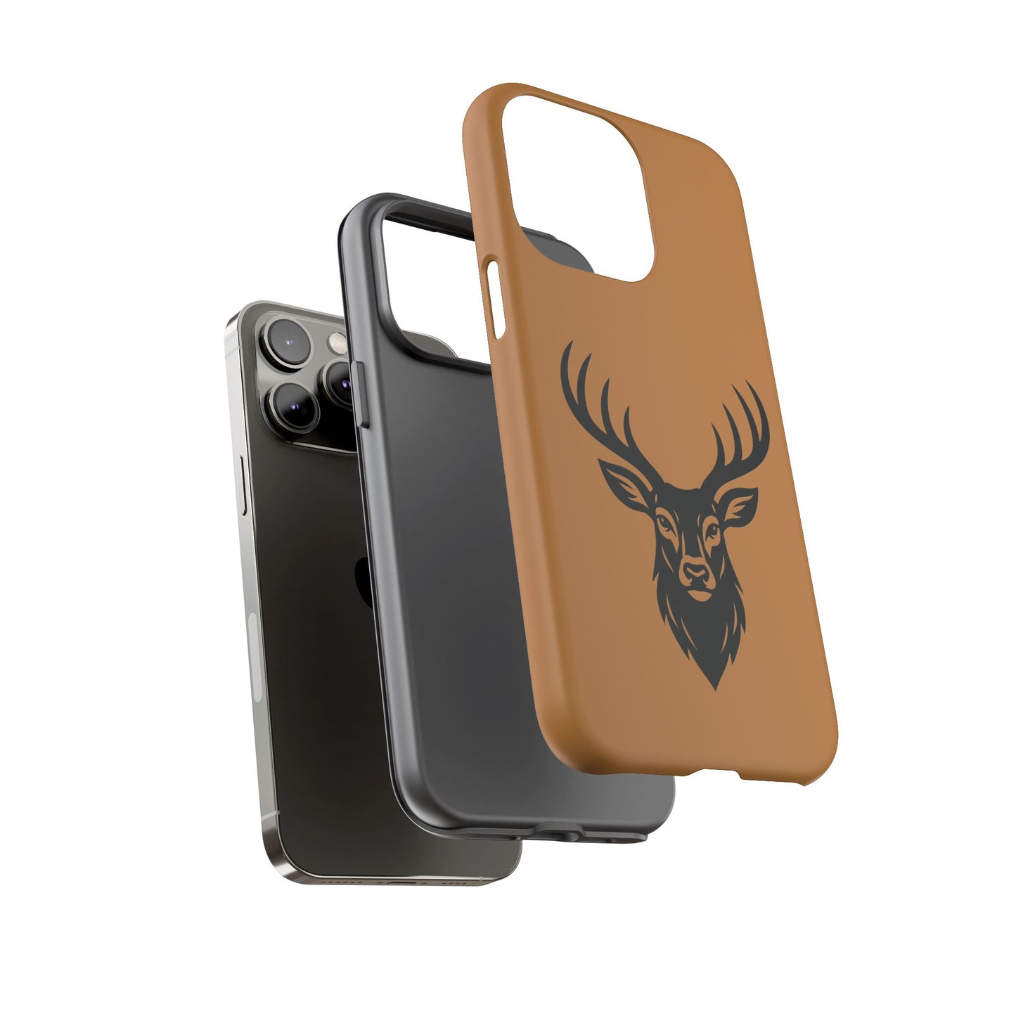 Phone Cases, Deer Buck with Antlers Wildlife Nature Design, Animal Lover Gift,