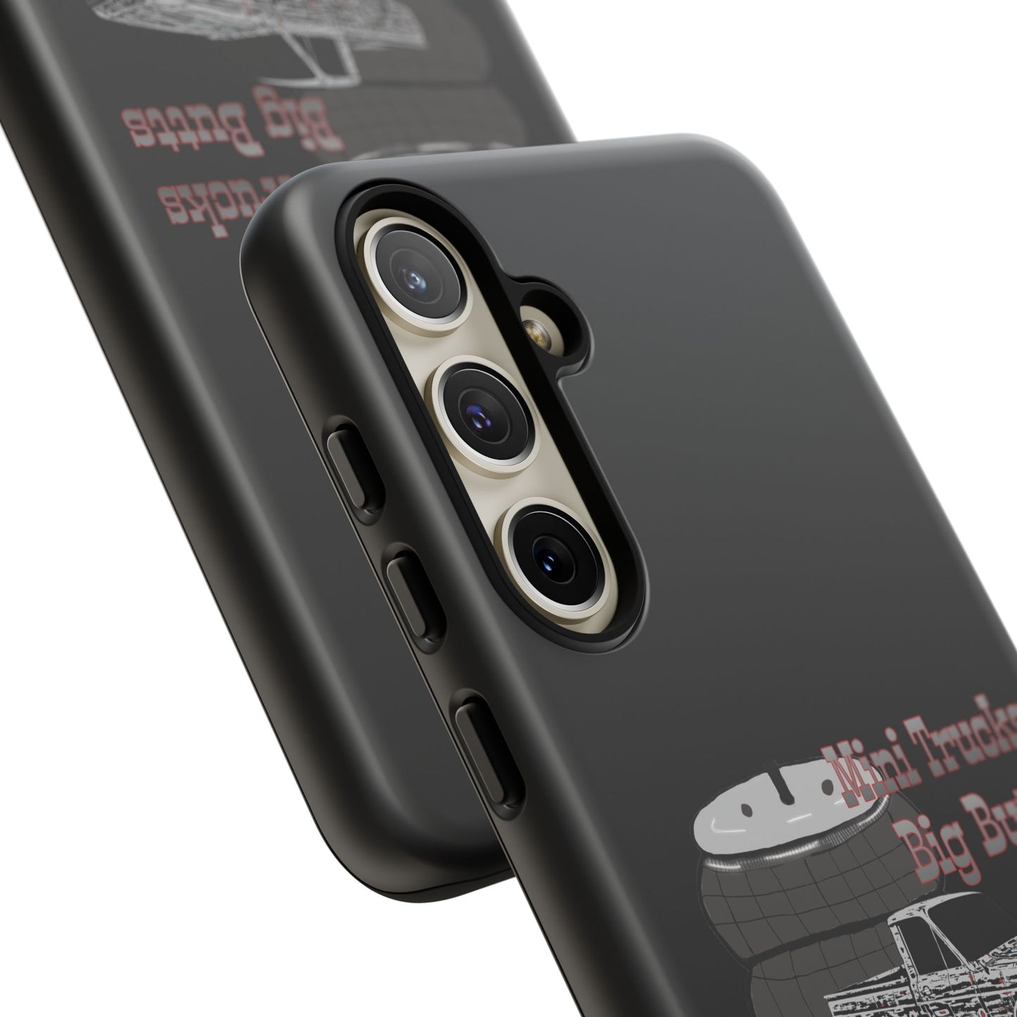 Funny Phone Case - Mini Trucks Big Butts Zero F@cks, Gift for Truck Lovers, Car