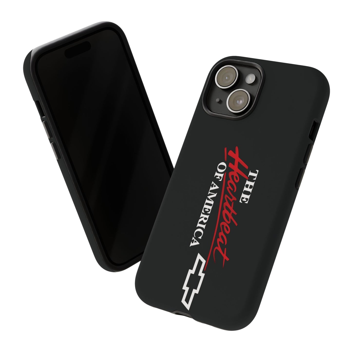 Chevy Phone Case, Tough Cases for Car Lovers, Vintage Style Cover, Heartbeat
