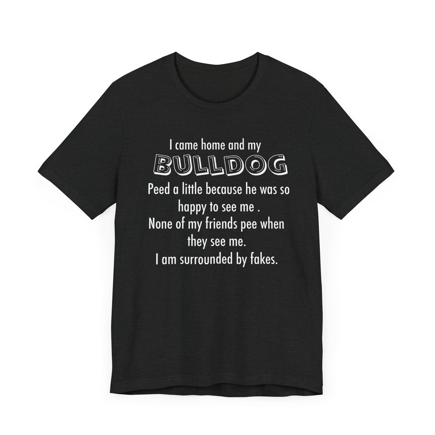 Funny Bulldog Lover Tee, Gift for Dog Owners, Pet Lover Shirt, Humor T-Shirt,