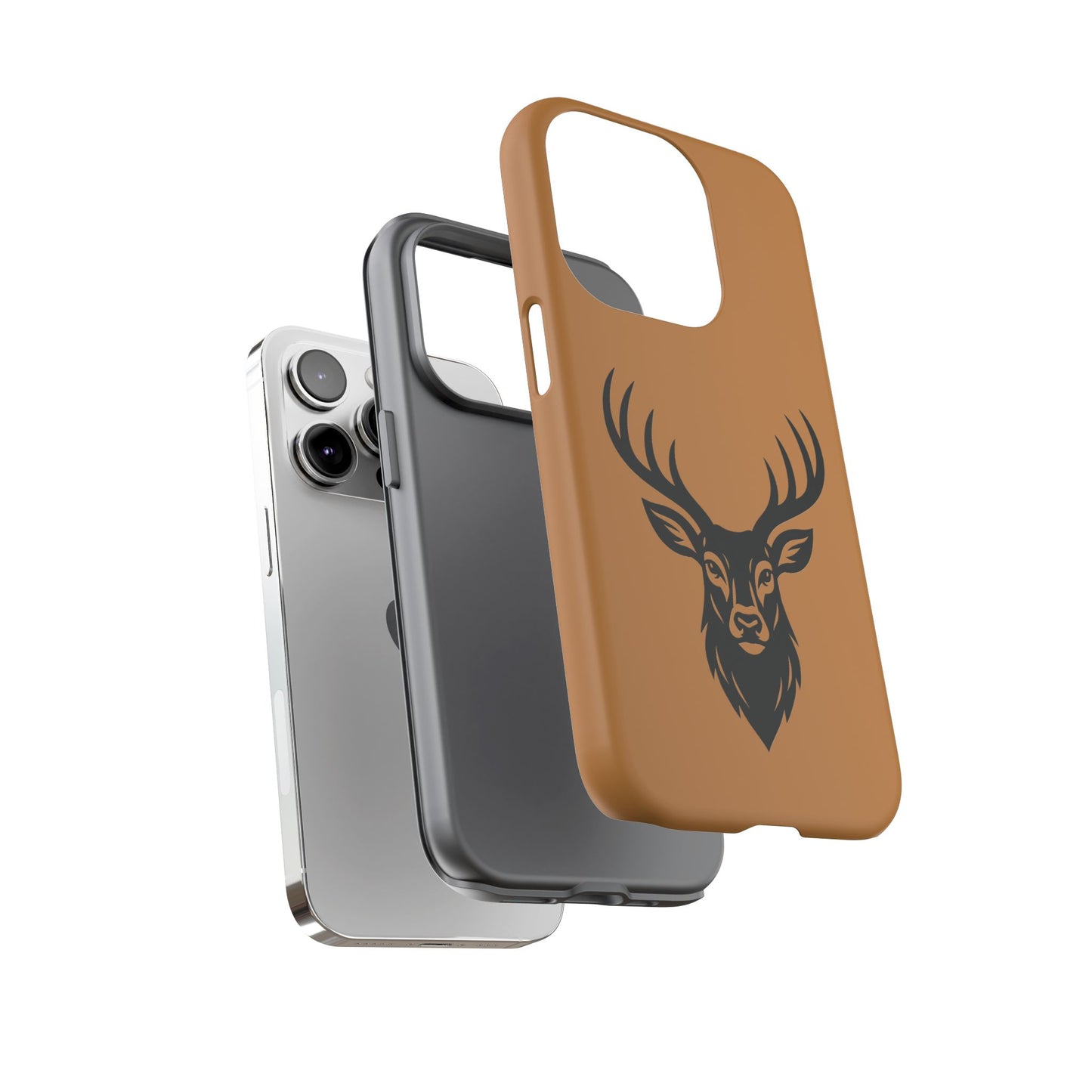 Phone Cases, Deer Buck with Antlers Wildlife Nature Design, Animal Lover Gift,