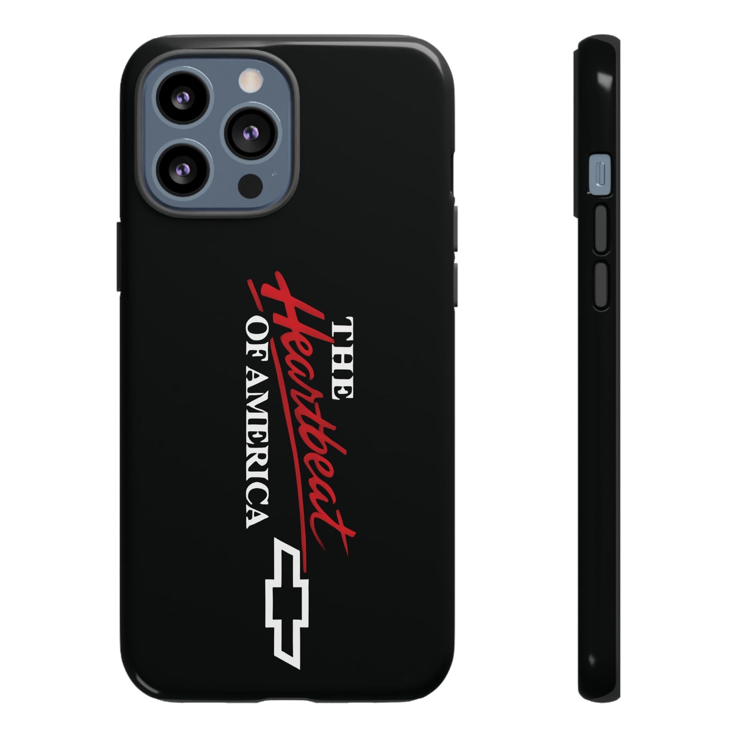 Chevy Phone Case, Tough Cases for Car Lovers, Vintage Style Cover, Heartbeat