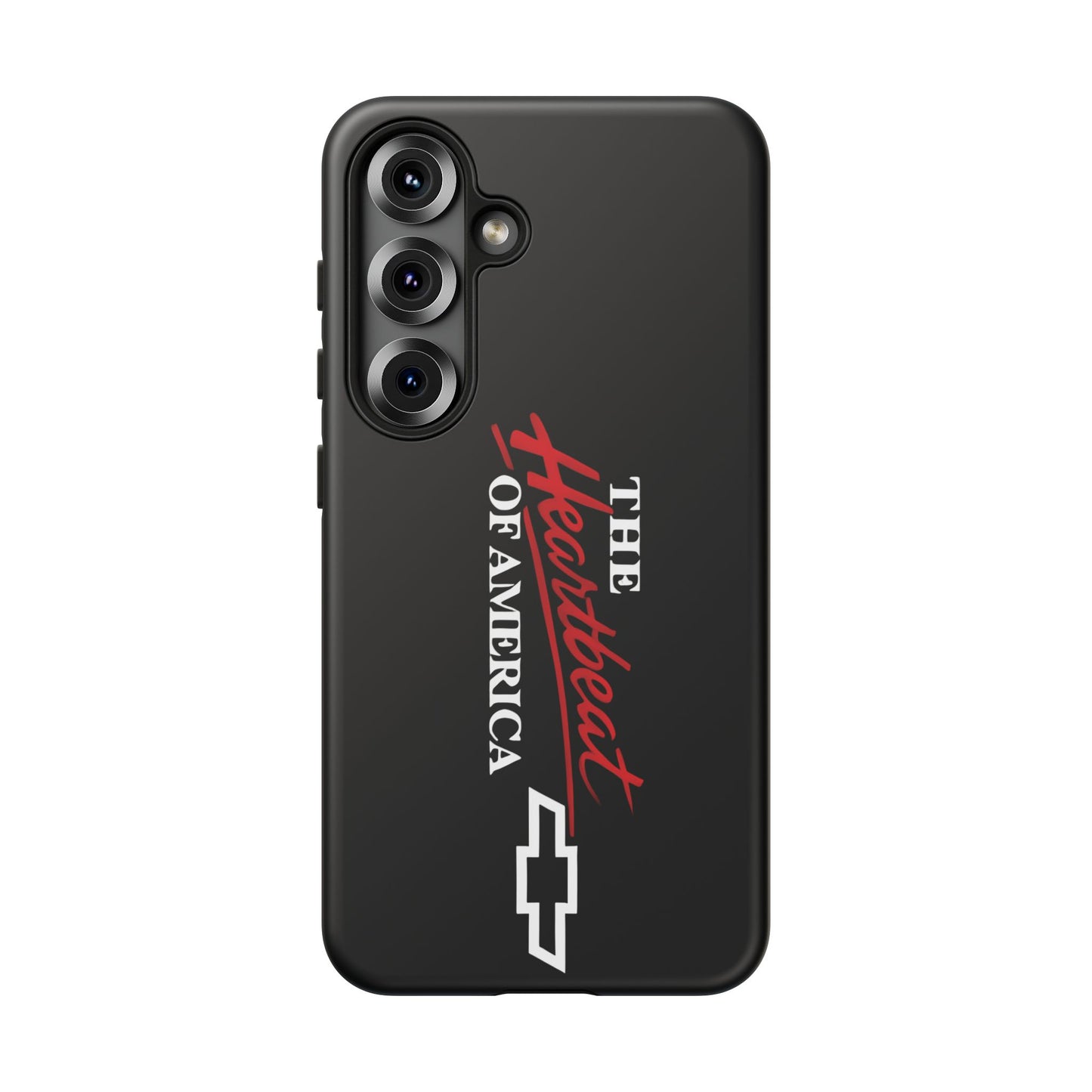 Chevy Phone Case, Tough Cases for Car Lovers, Vintage Style Cover, Heartbeat