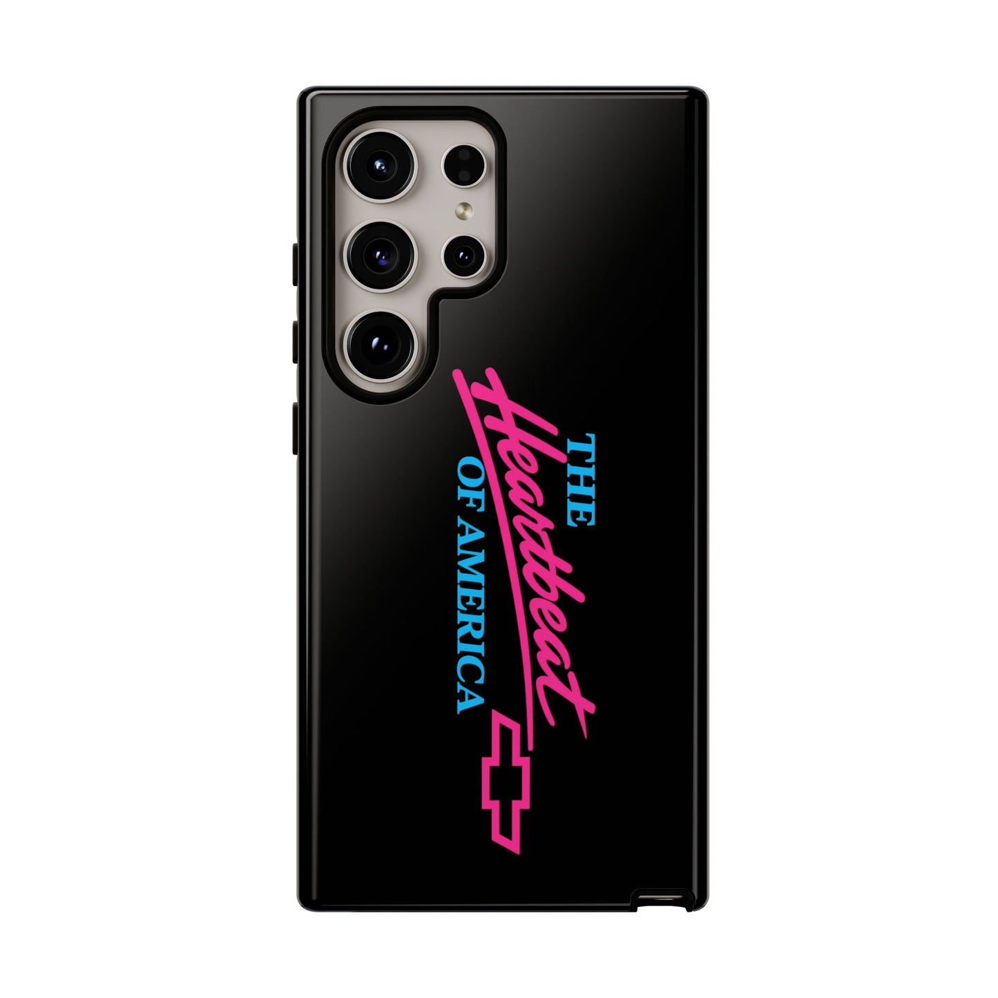 Phone Case — “The Heartbeat of America” Retro Chevy Logo, Slim Protective Cover