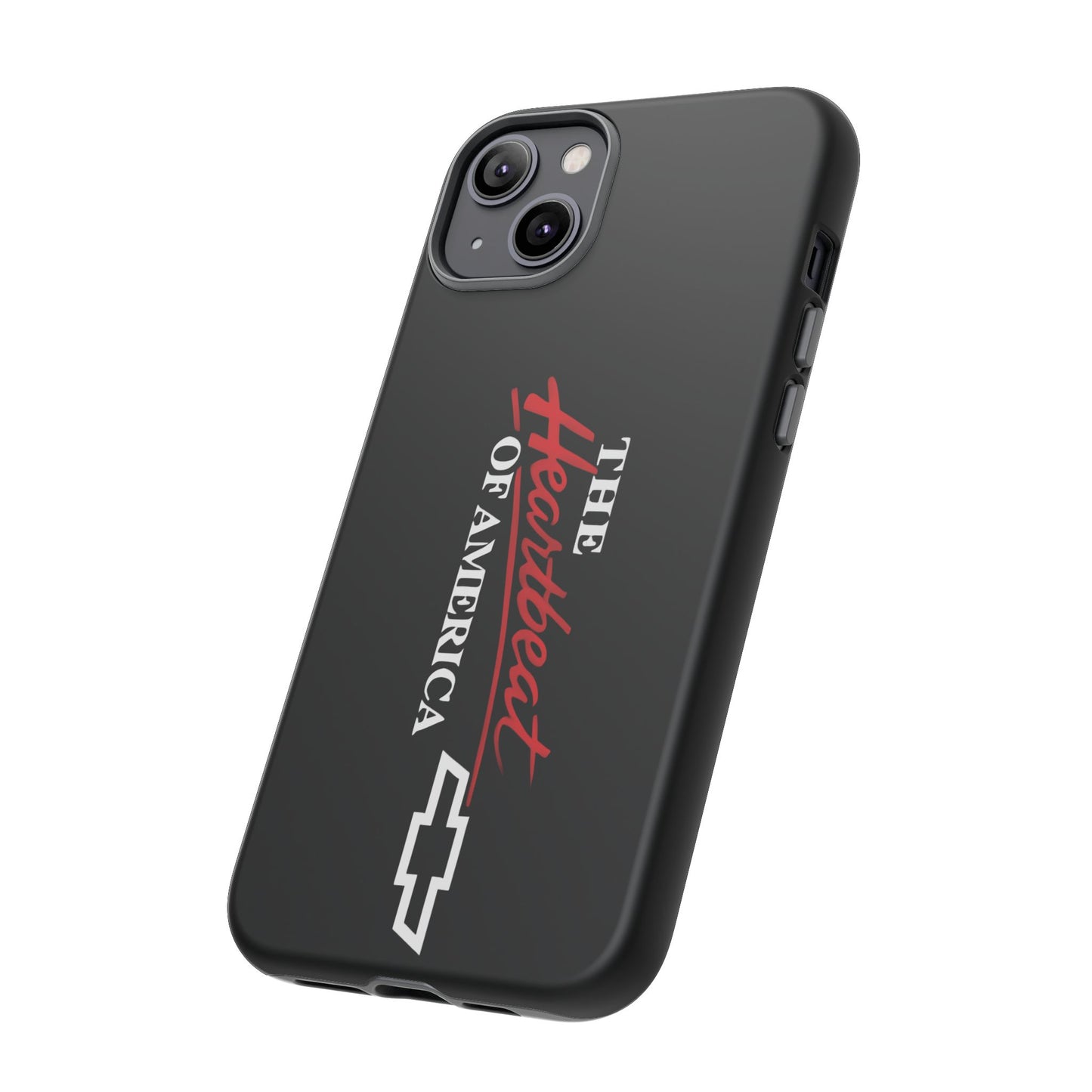 Chevy Phone Case, Tough Cases for Car Lovers, Vintage Style Cover, Heartbeat