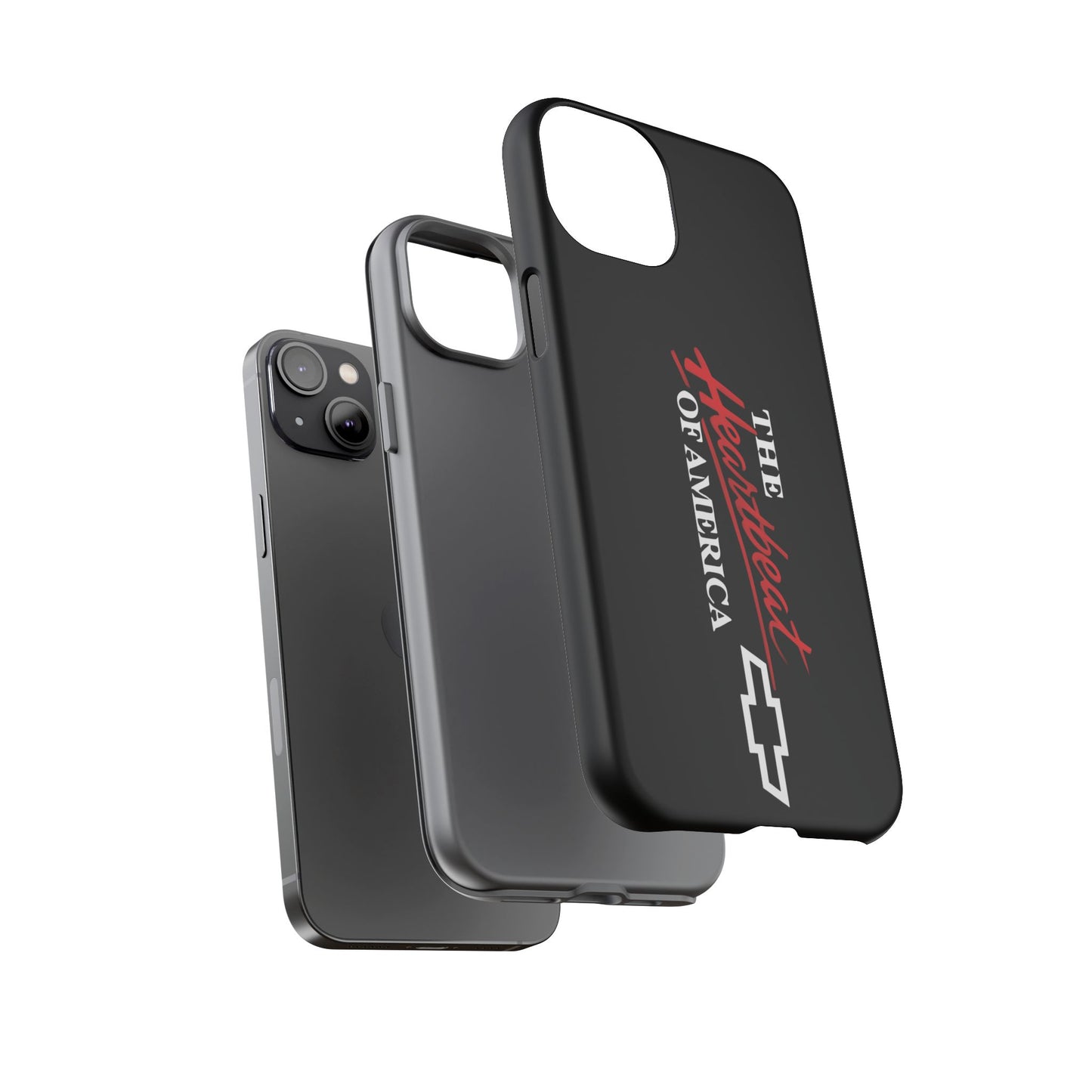 Chevy Phone Case, Tough Cases for Car Lovers, Vintage Style Cover, Heartbeat