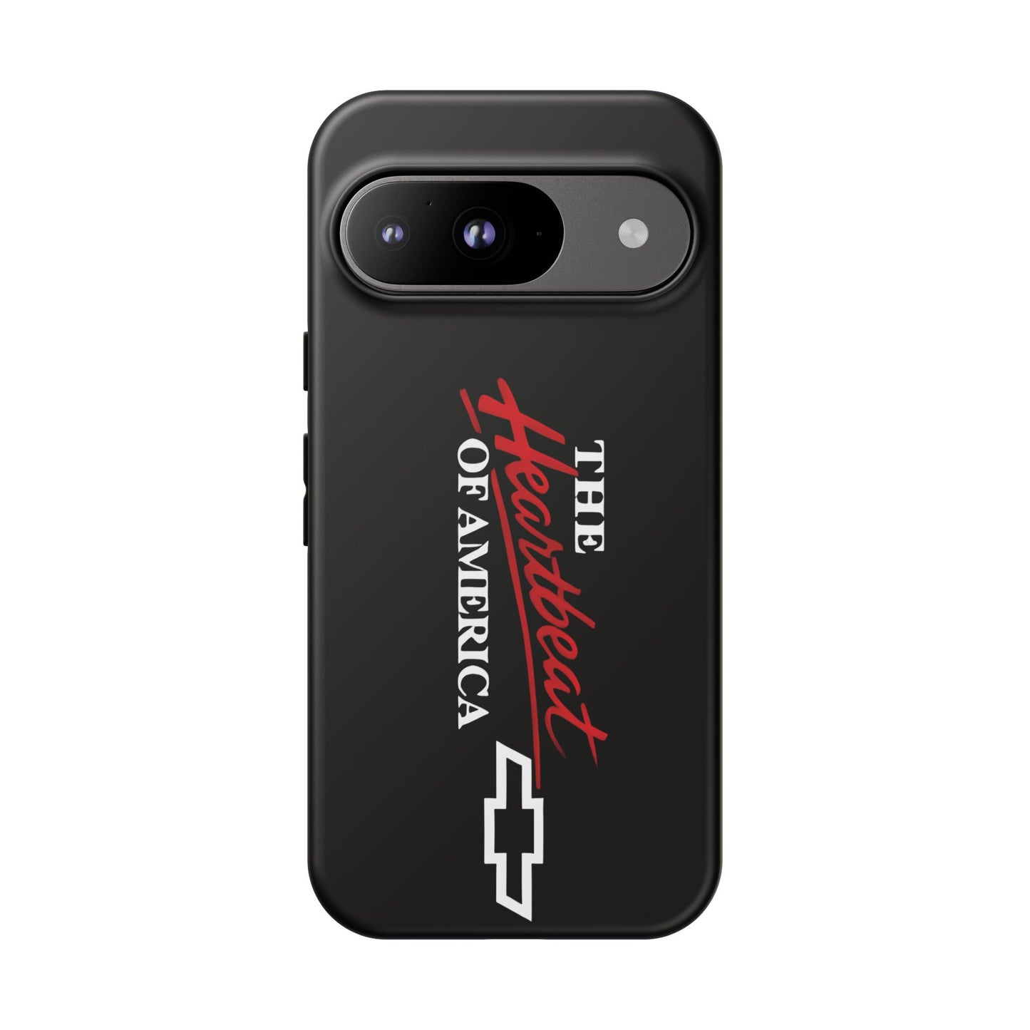 Chevy Phone Case, Tough Cases for Car Lovers, Vintage Style Cover, Heartbeat