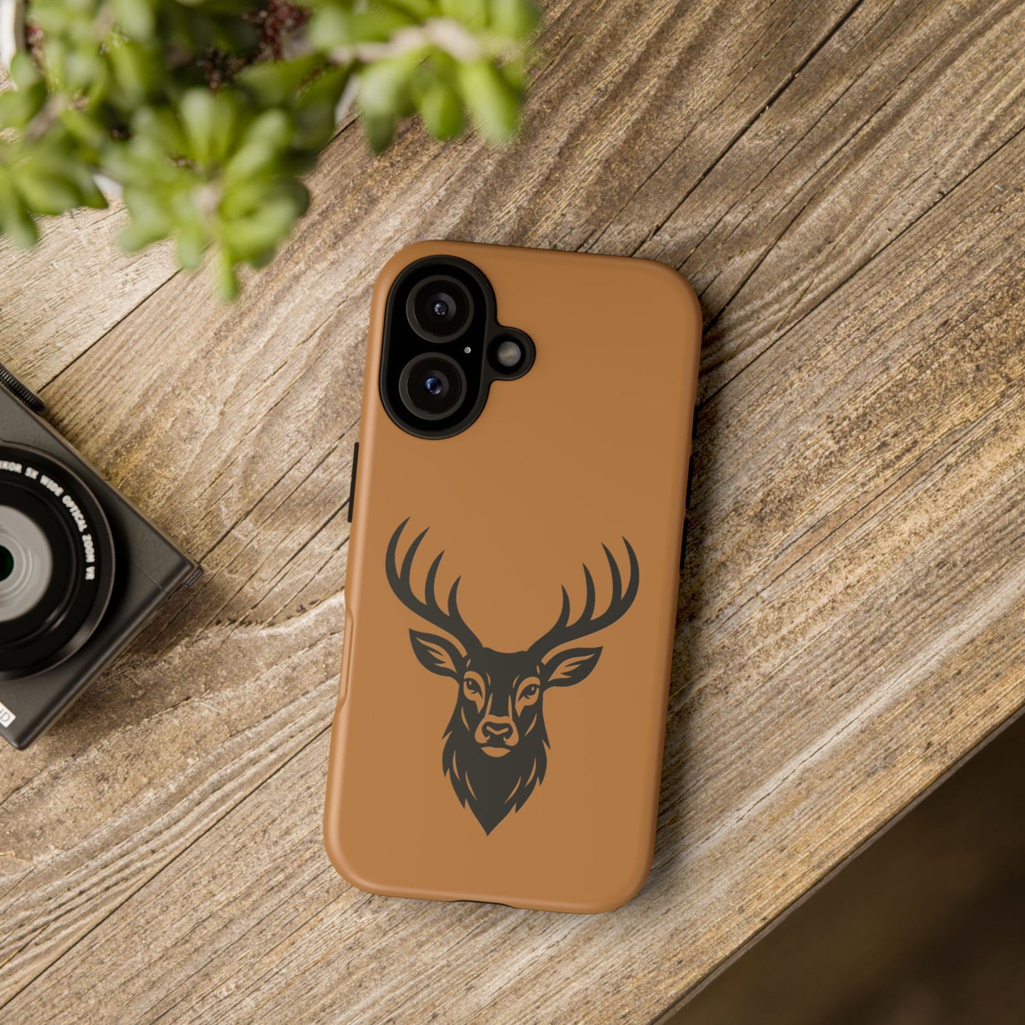 Phone Cases, Deer Buck with Antlers Wildlife Nature Design, Animal Lover Gift,