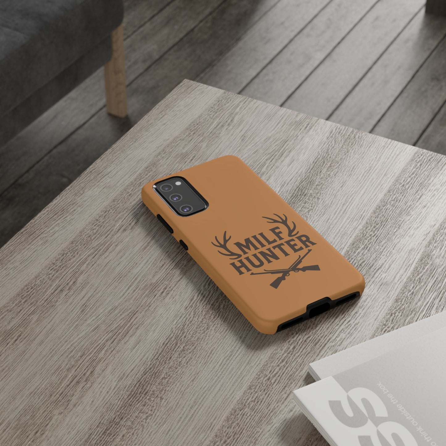 Phone Case, Funny Milf Hunter Design for Tough Cases, Rugged Protective Cover,
