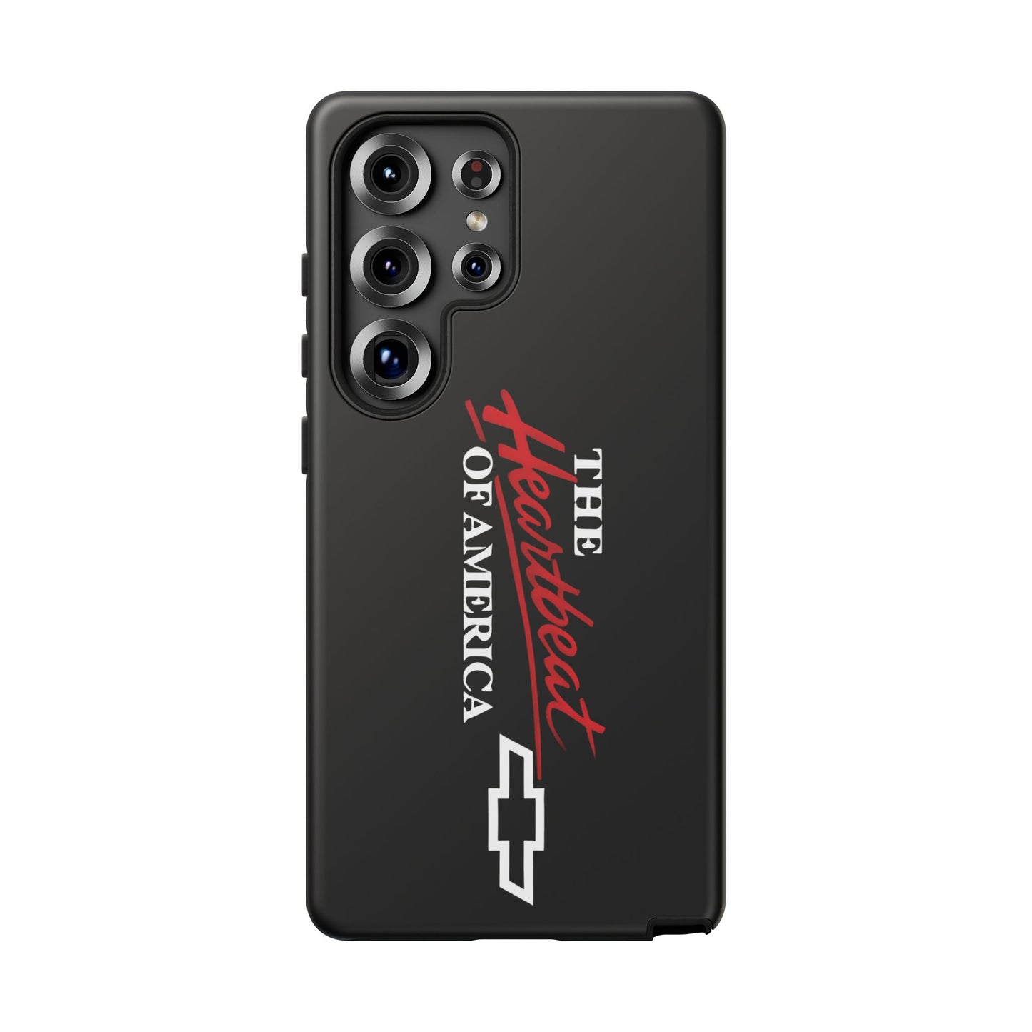 Chevy Phone Case, Tough Cases for Car Lovers, Vintage Style Cover, Heartbeat
