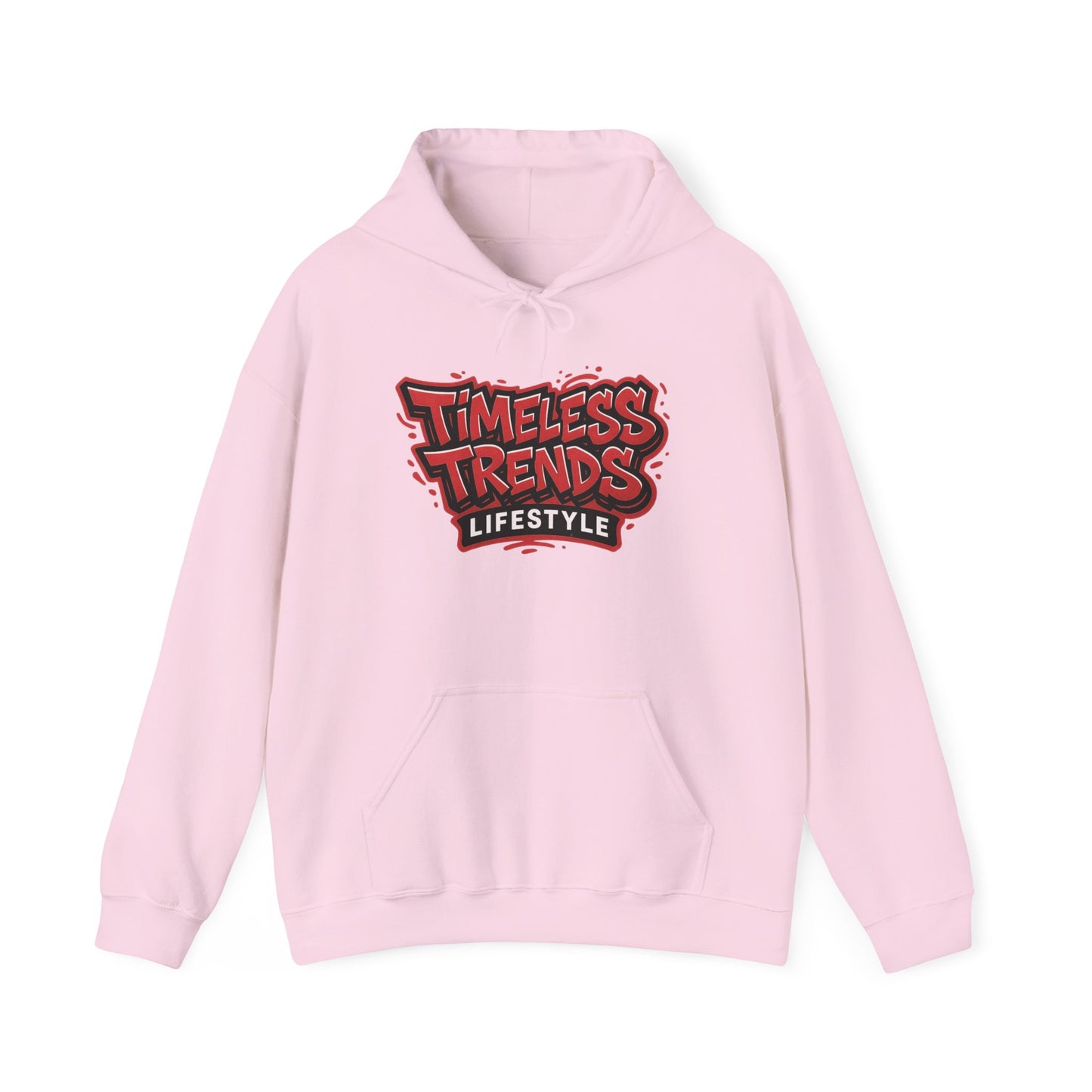 Timeless Trends Lifestyle Hoodie — Retro Streetwear Logo Pullover