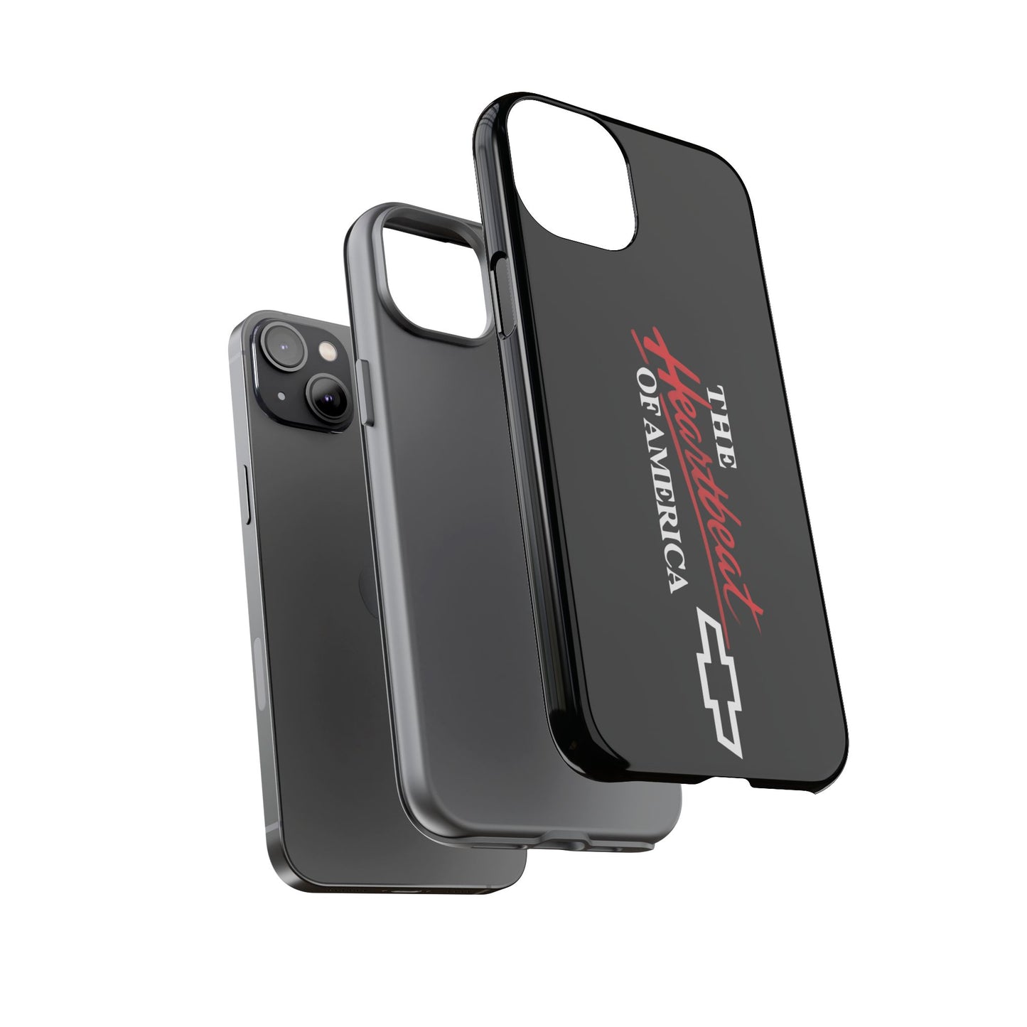 Chevy Phone Case, Tough Cases for Car Lovers, Vintage Style Cover, Heartbeat