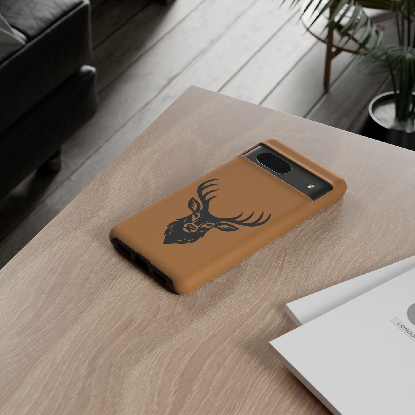 Phone Cases, Deer Buck with Antlers Wildlife Nature Design, Animal Lover Gift,