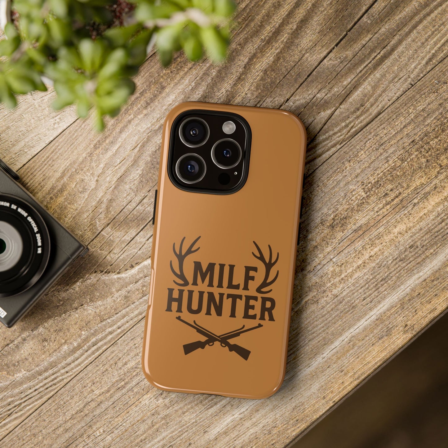 Phone Case, Funny Milf Hunter Design for Tough Cases, Rugged Protective Cover,