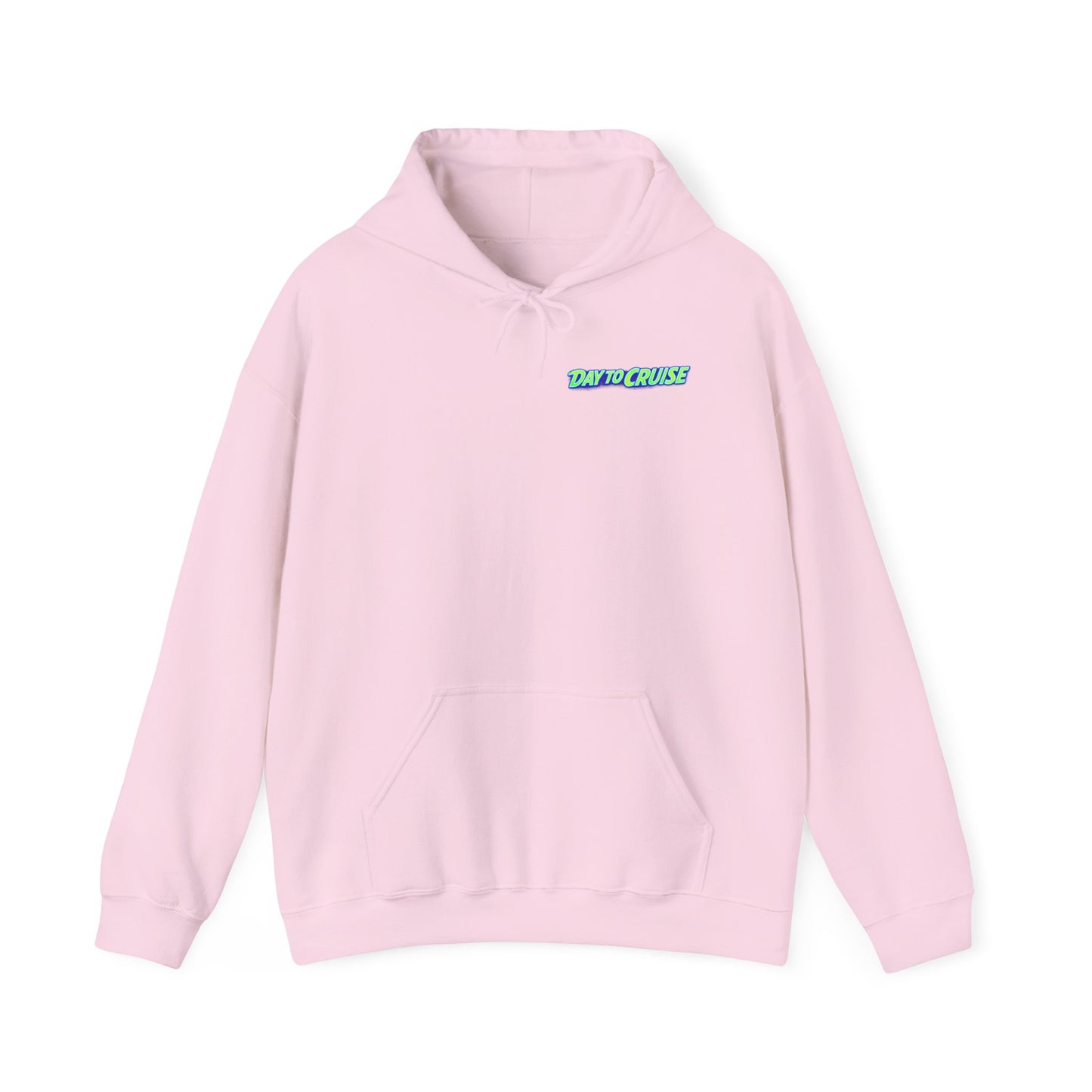 Cruise Night Hoodie — "Day To Cruise" Retro UFO Car Graphic