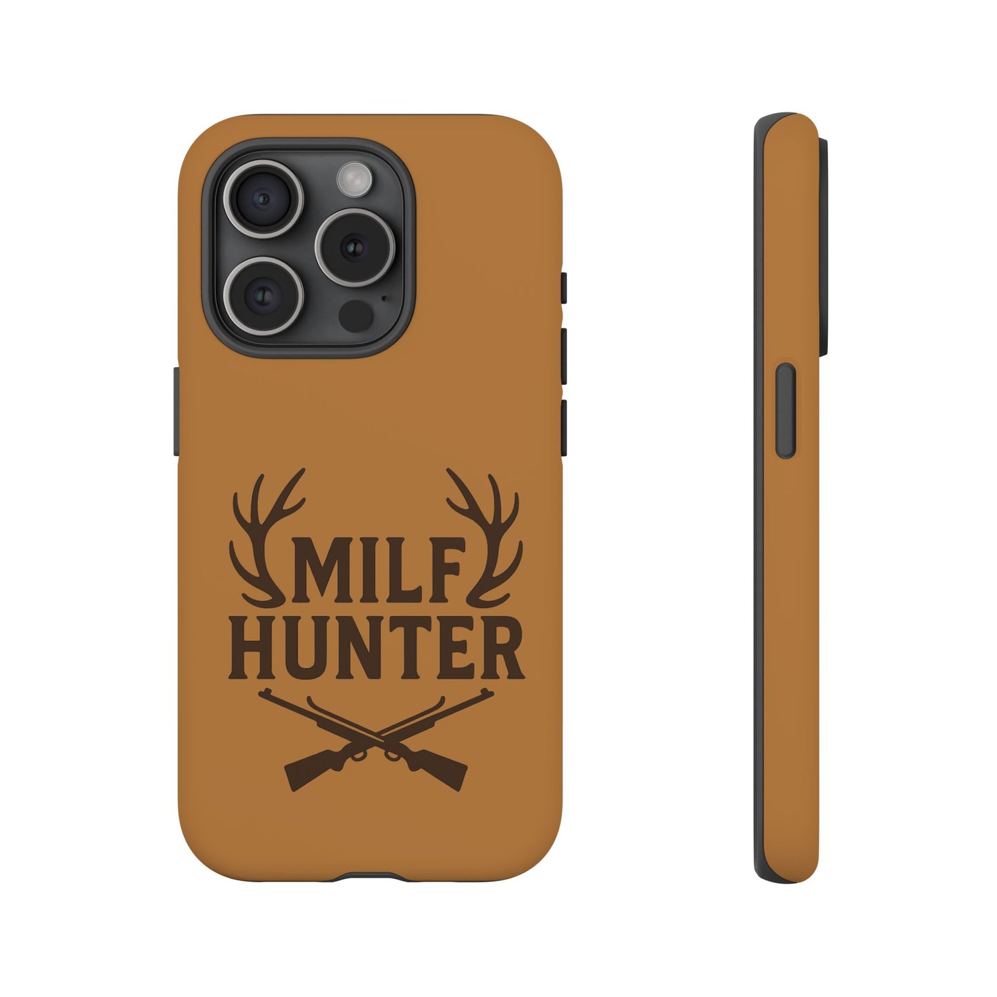 Phone Case, Funny Milf Hunter Design for Tough Cases, Rugged Protective Cover,