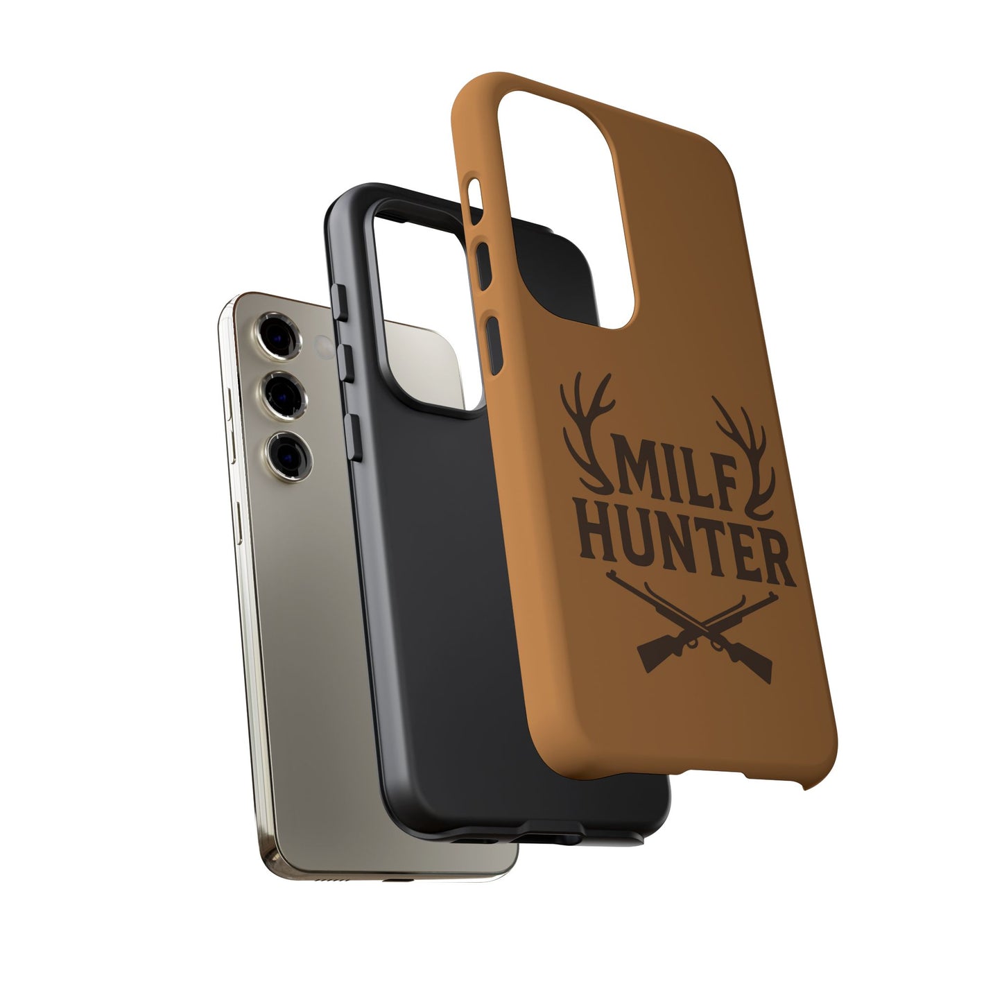 Phone Case, Funny Milf Hunter Design for Tough Cases, Rugged Protective Cover,