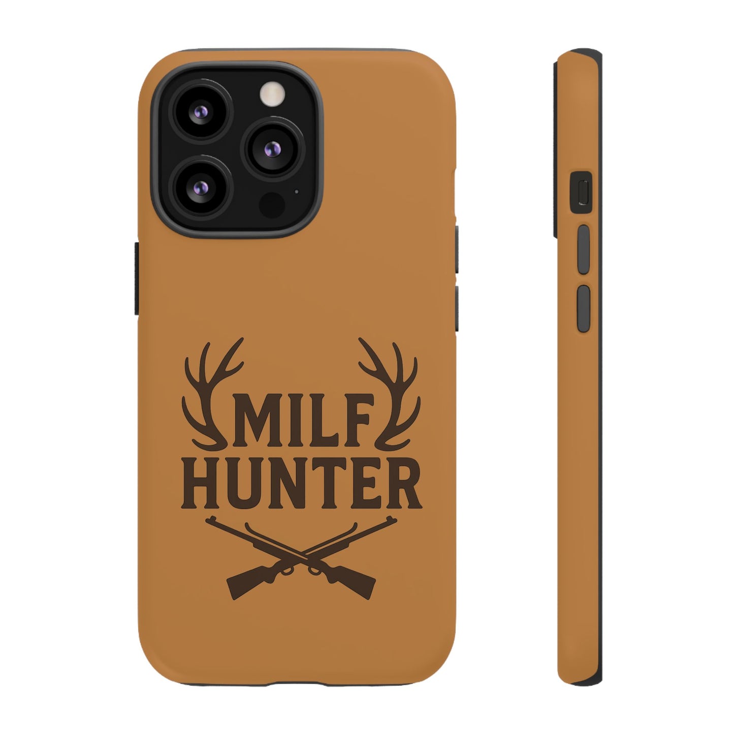 Phone Case, Funny Milf Hunter Design for Tough Cases, Rugged Protective Cover,