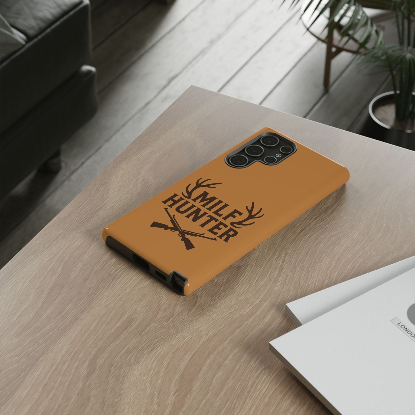 Phone Case, Funny Milf Hunter Design for Tough Cases, Rugged Protective Cover,