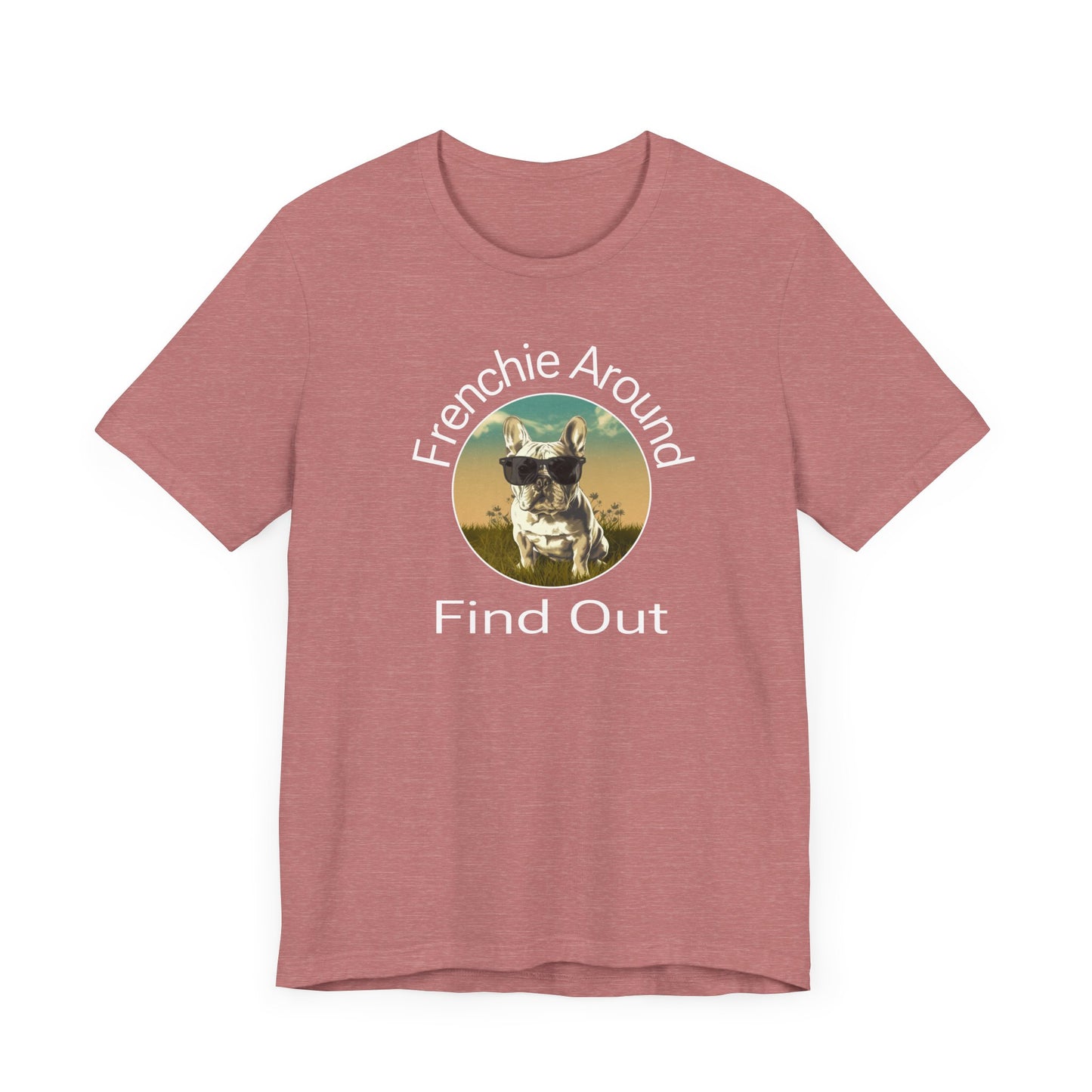 French Bulldog Unisex Tee, Dog Lover Shirt, Animal Graphic Tee, Short Sleeve