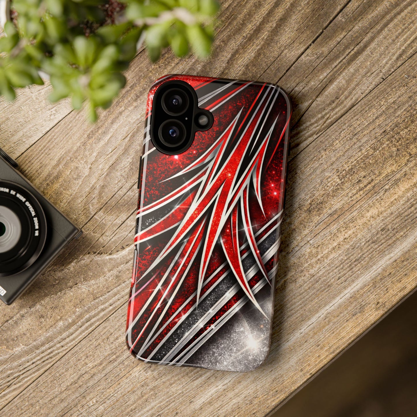 Mini Truck Inspired Pinstripe Graphic Heavy Duty Phone Case