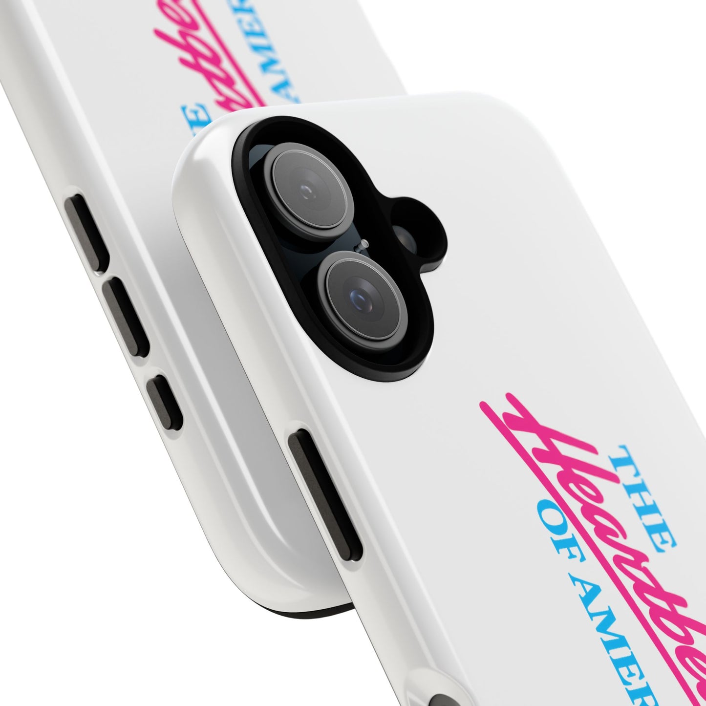 White  “The Heartbeat of America” Retro Chevy Logo, Slim Protective Cover