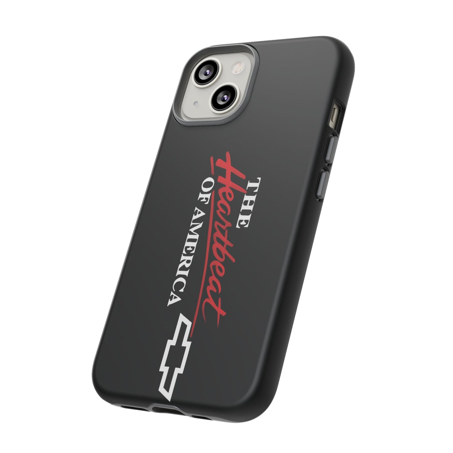 Chevy Phone Case, Tough Cases for Car Lovers, Vintage Style Cover, Heartbeat