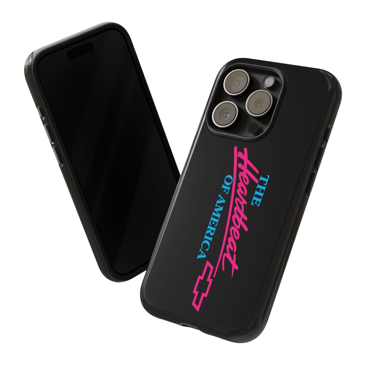 Phone Case — “The Heartbeat of America” Retro Chevy Logo, Slim Protective Cover