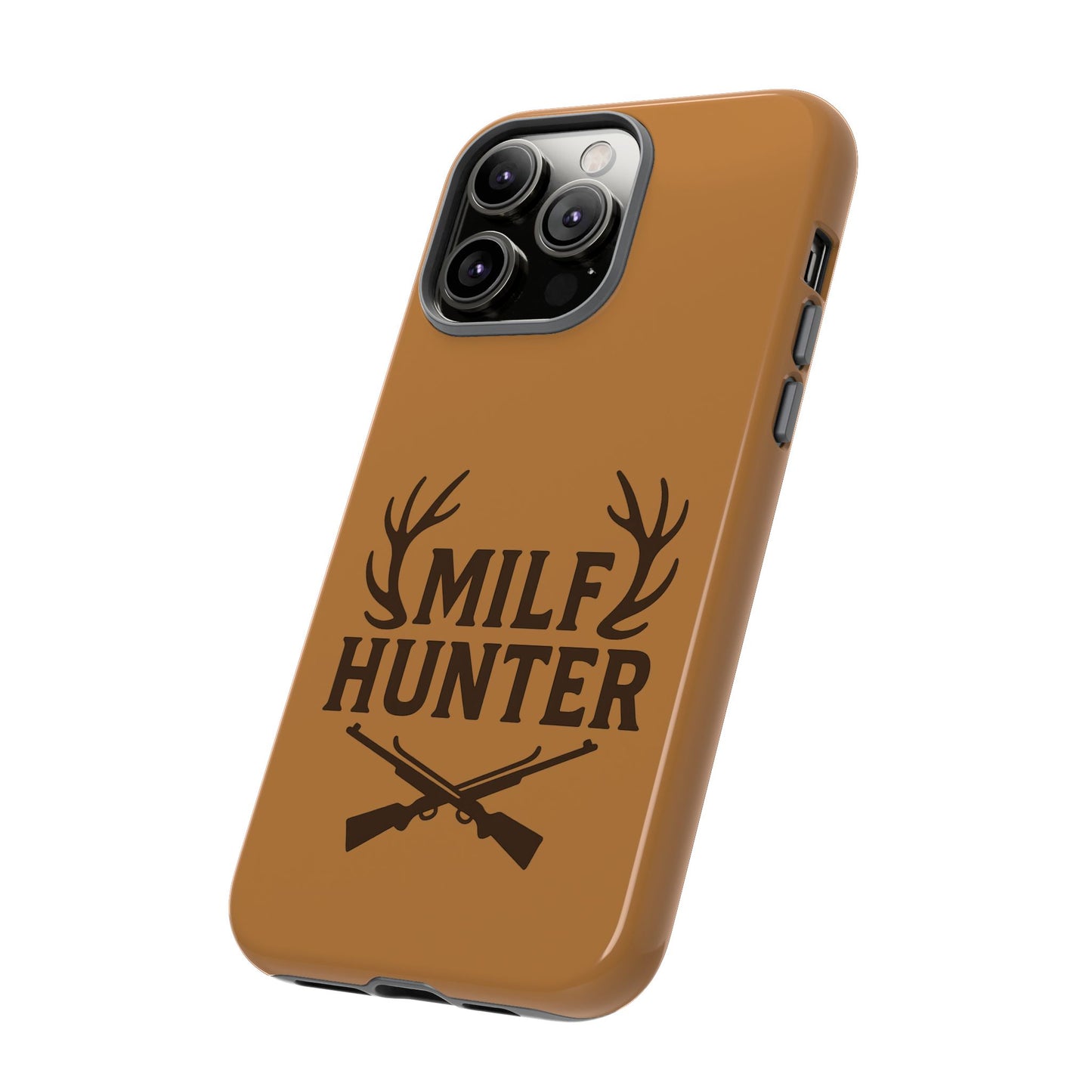 Phone Case, Funny Milf Hunter Design for Tough Cases, Rugged Protective Cover,