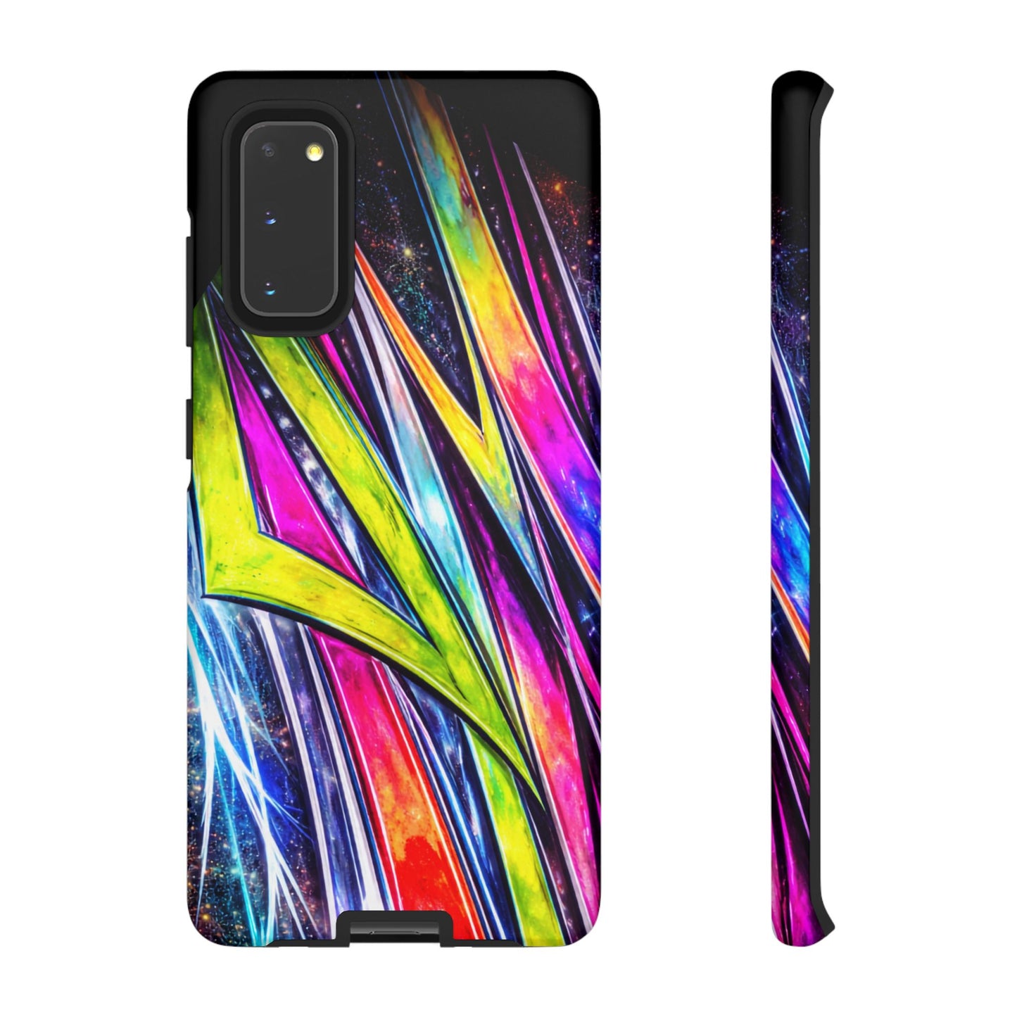Neon Graffiti Phone Case | Tough Case, Vivid Abstract Street Art
