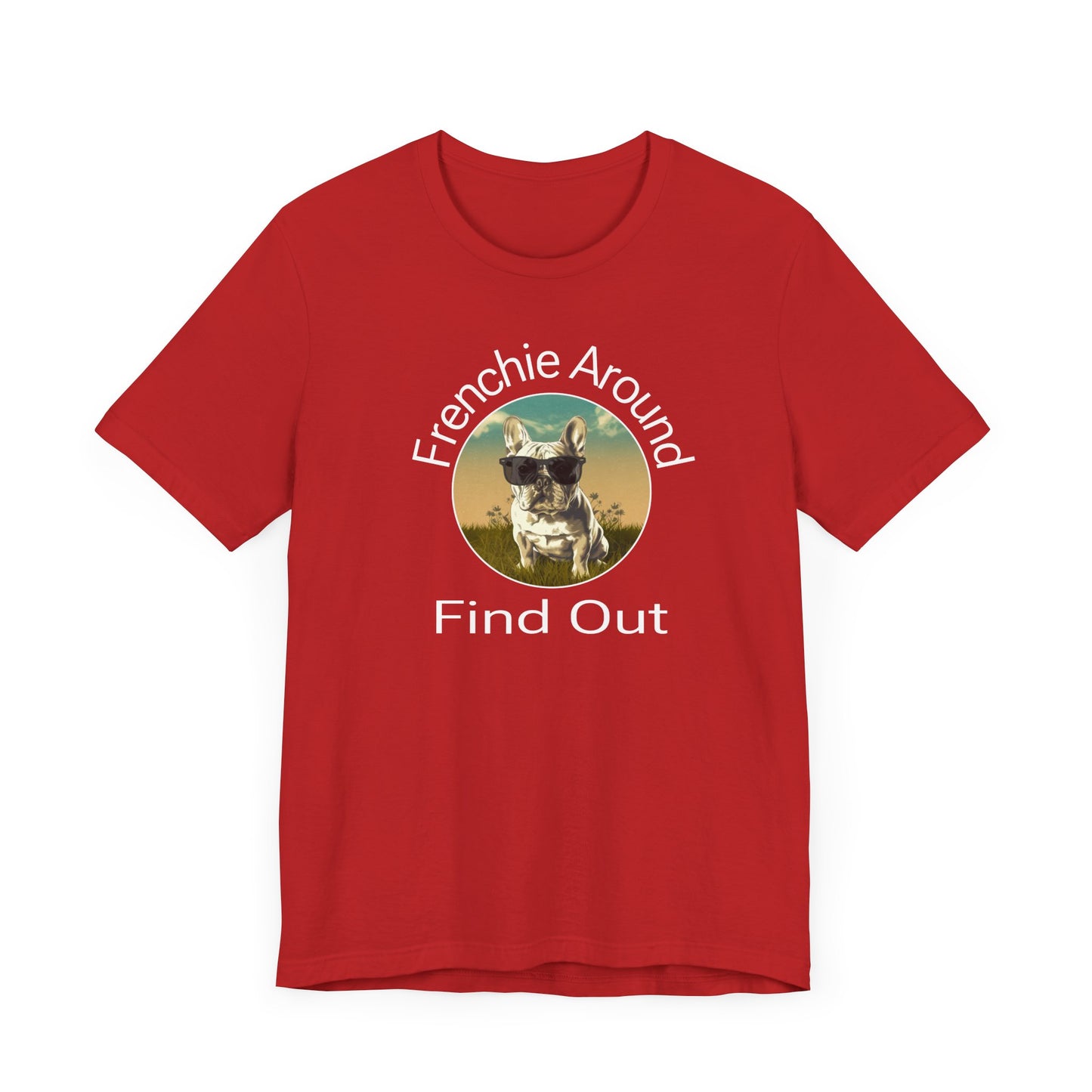 French Bulldog Unisex Tee, Dog Lover Shirt, Animal Graphic Tee, Short Sleeve
