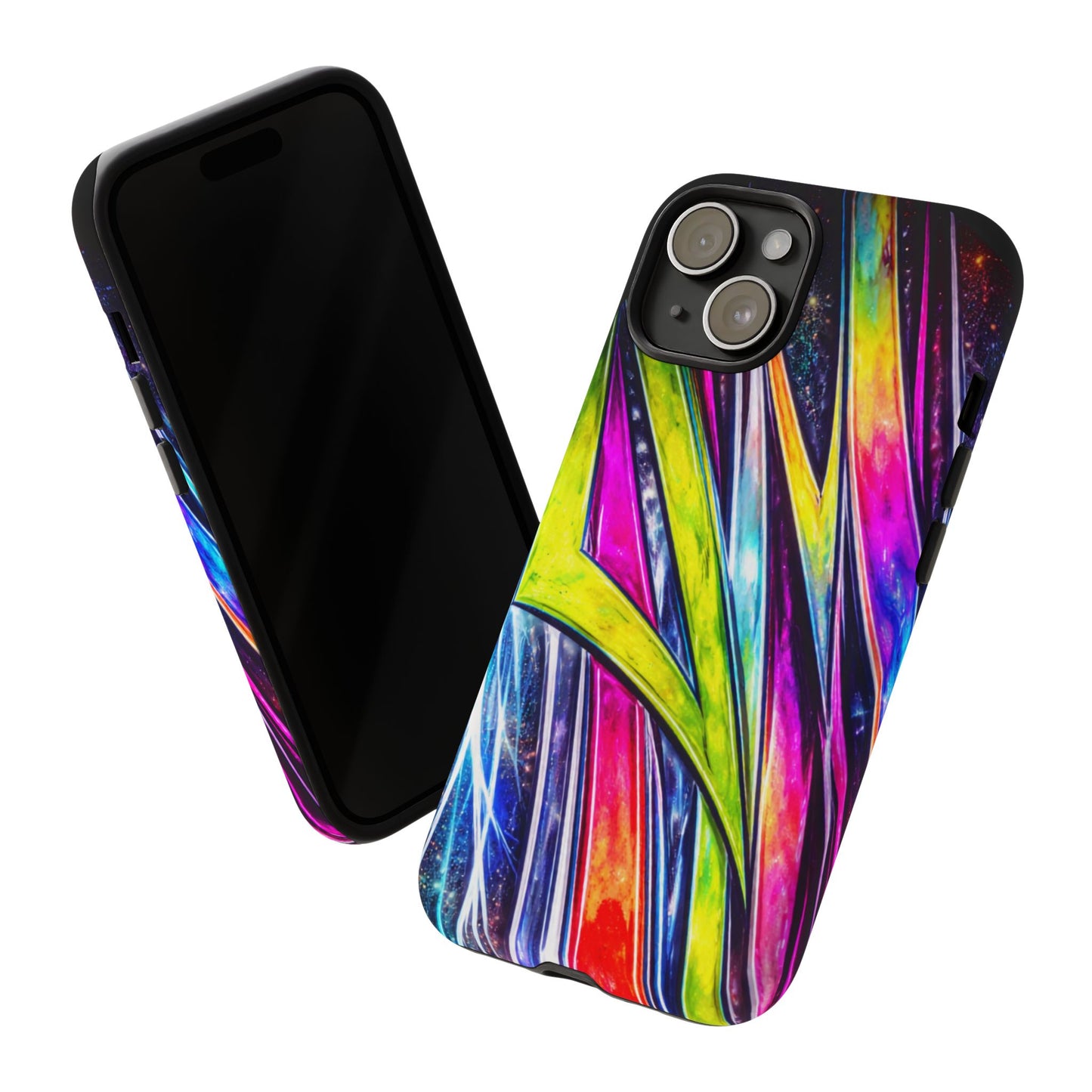 Neon Graffiti Phone Case | Tough Case, Vivid Abstract Street Art
