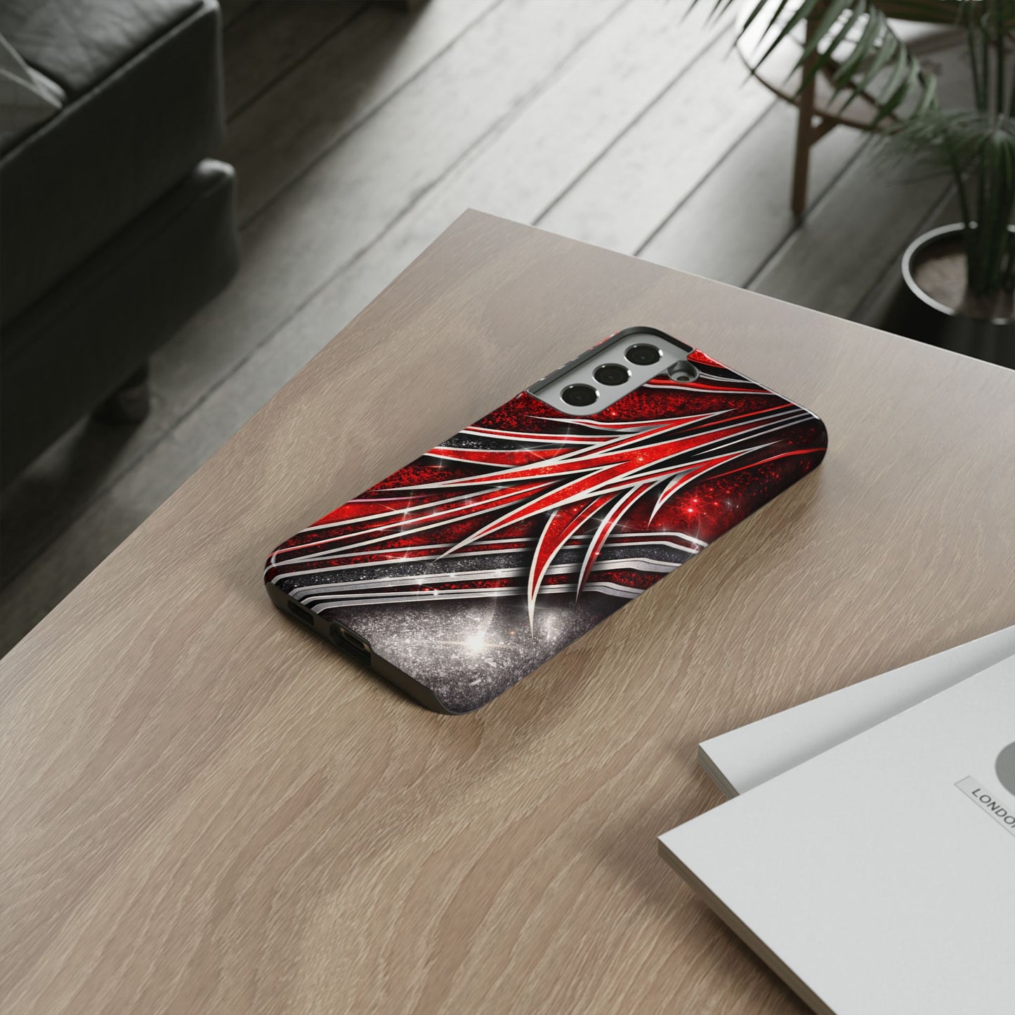 Mini Truck Inspired Pinstripe Graphic Heavy Duty Phone Case