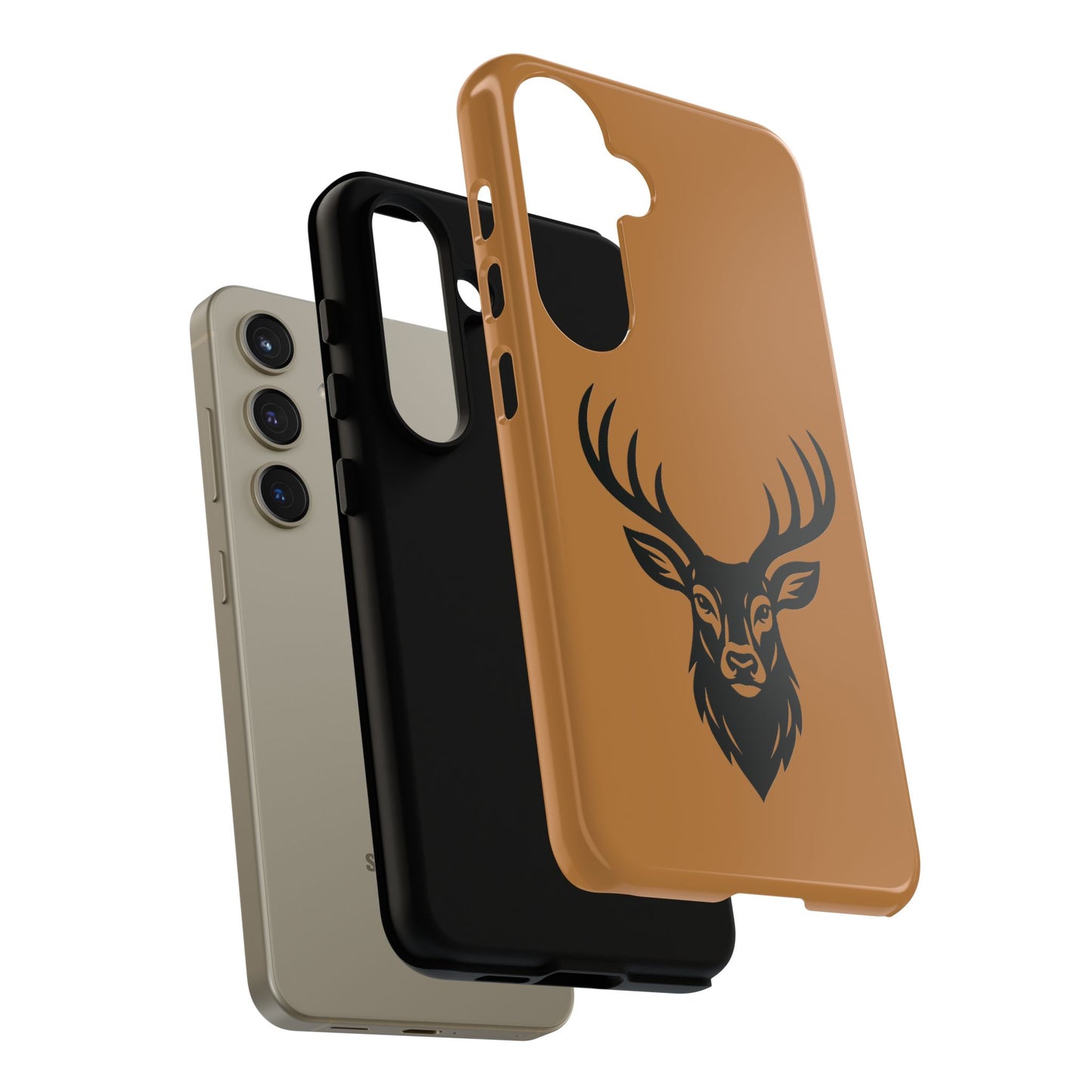 Phone Cases, Deer Buck with Antlers Wildlife Nature Design, Animal Lover Gift,