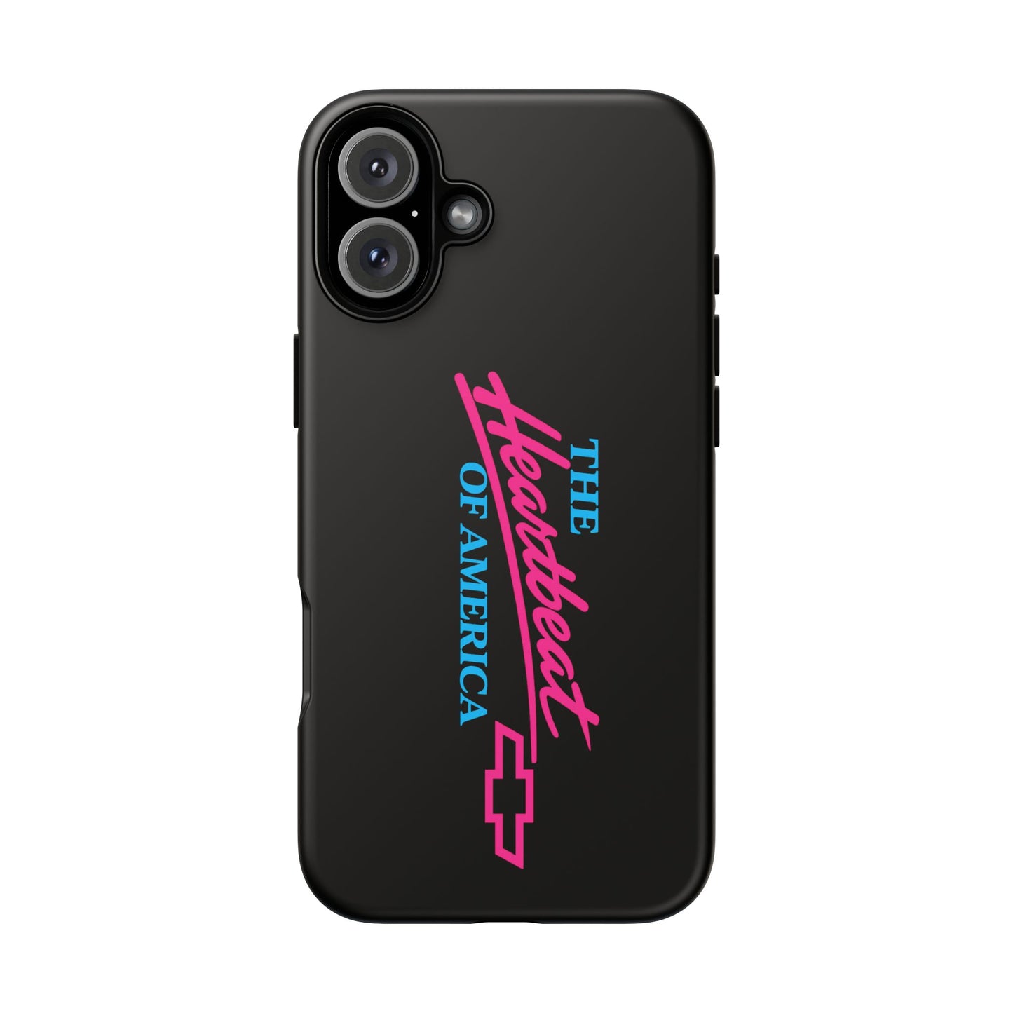 Phone Case — “The Heartbeat of America” Retro Chevy Logo, Slim Protective Cover
