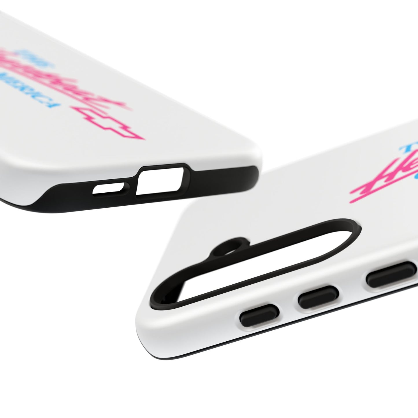 White  “The Heartbeat of America” Retro Chevy Logo, Slim Protective Cover