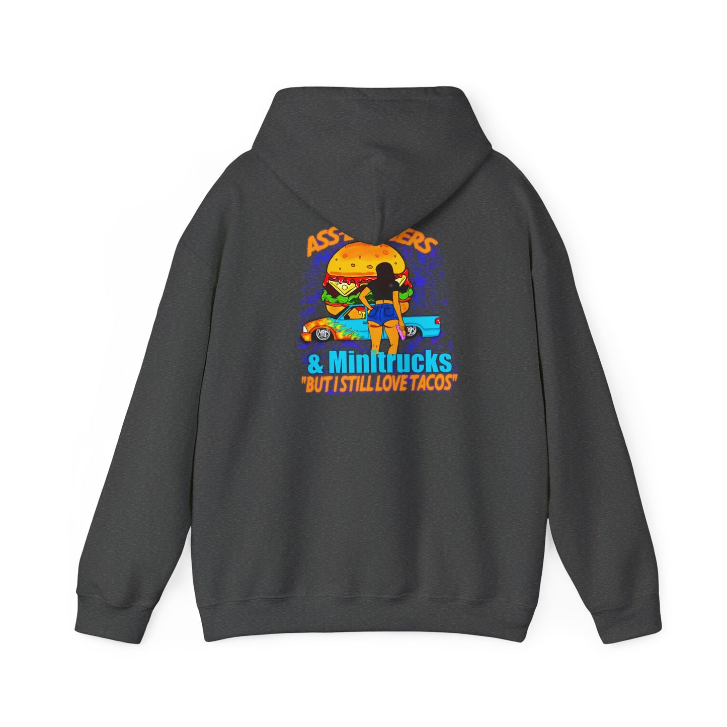 Minitrucks and Tacos Hoodie — Vintage Truck Graphic Sweatshirt