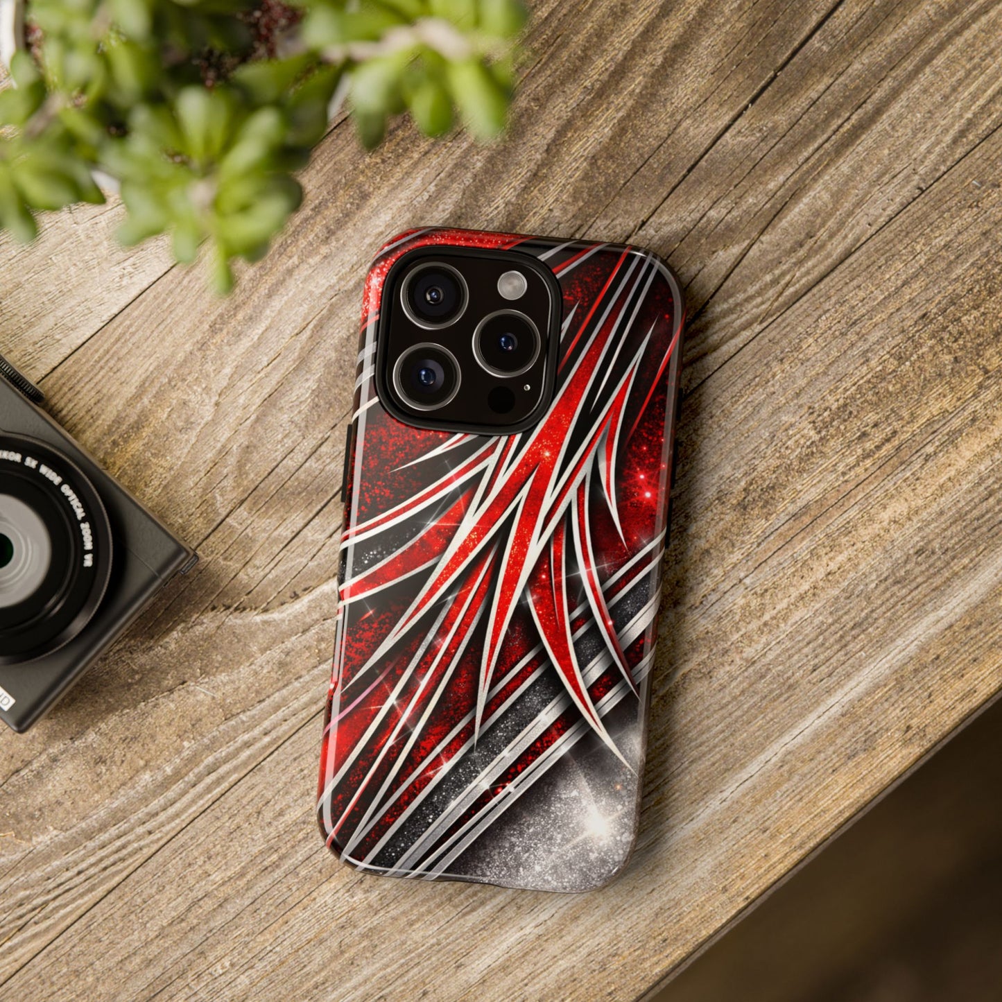 Mini Truck Inspired Pinstripe Graphic Heavy Duty Phone Case