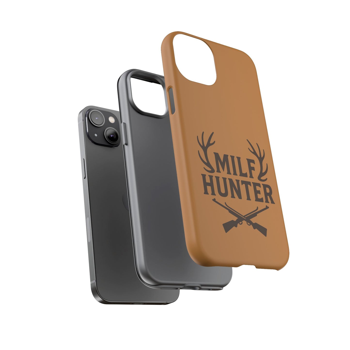 Phone Case, Funny Milf Hunter Design for Tough Cases, Rugged Protective Cover,