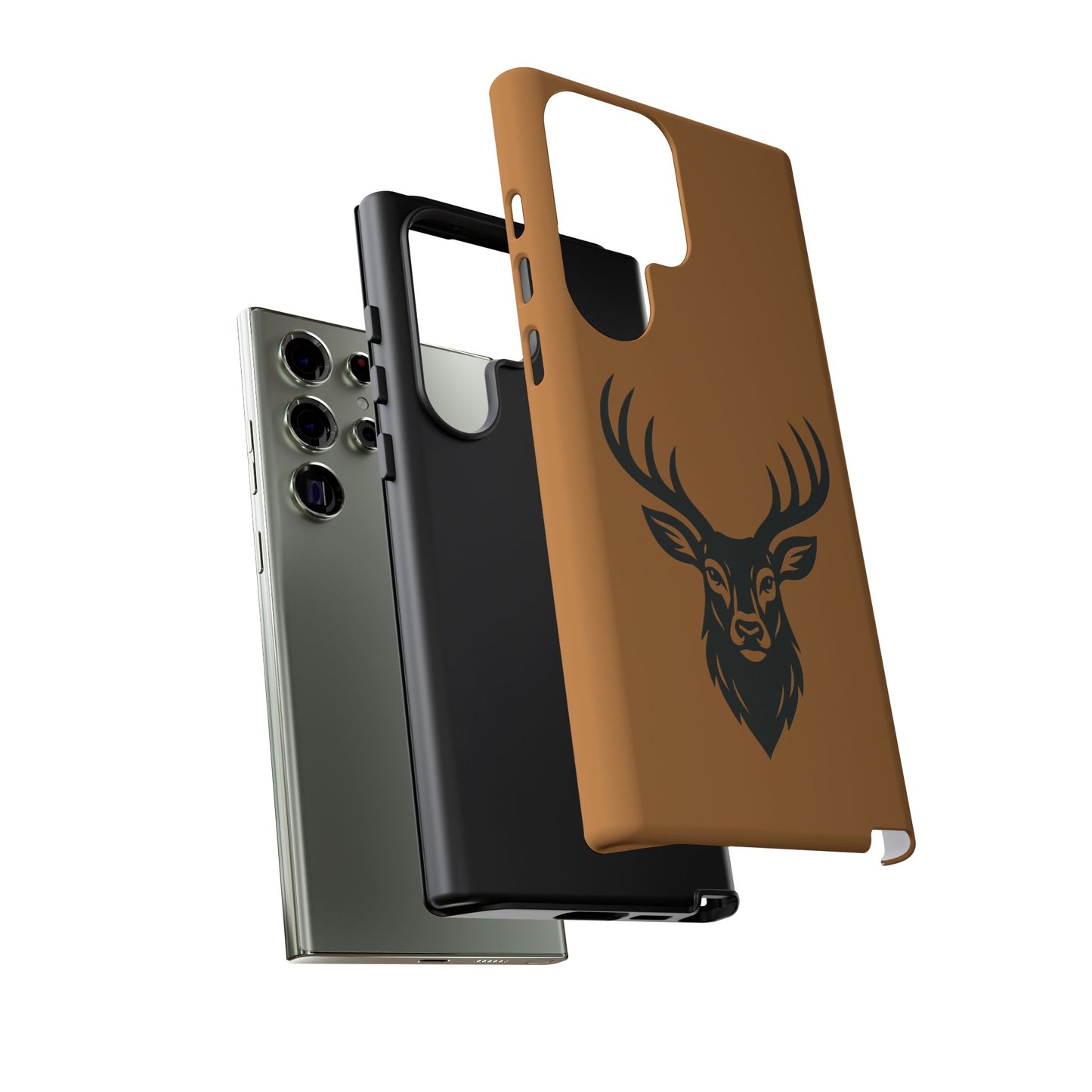 Phone Cases, Deer Buck with Antlers Wildlife Nature Design, Animal Lover Gift,