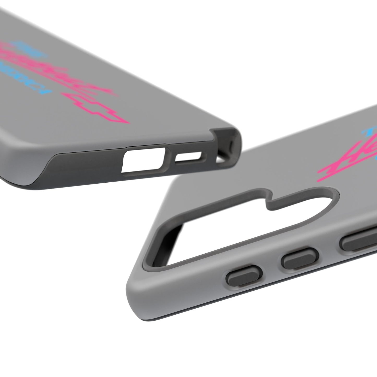 Silver “The Heartbeat of America” Retro Chevy Logo, Slim Protective Cover