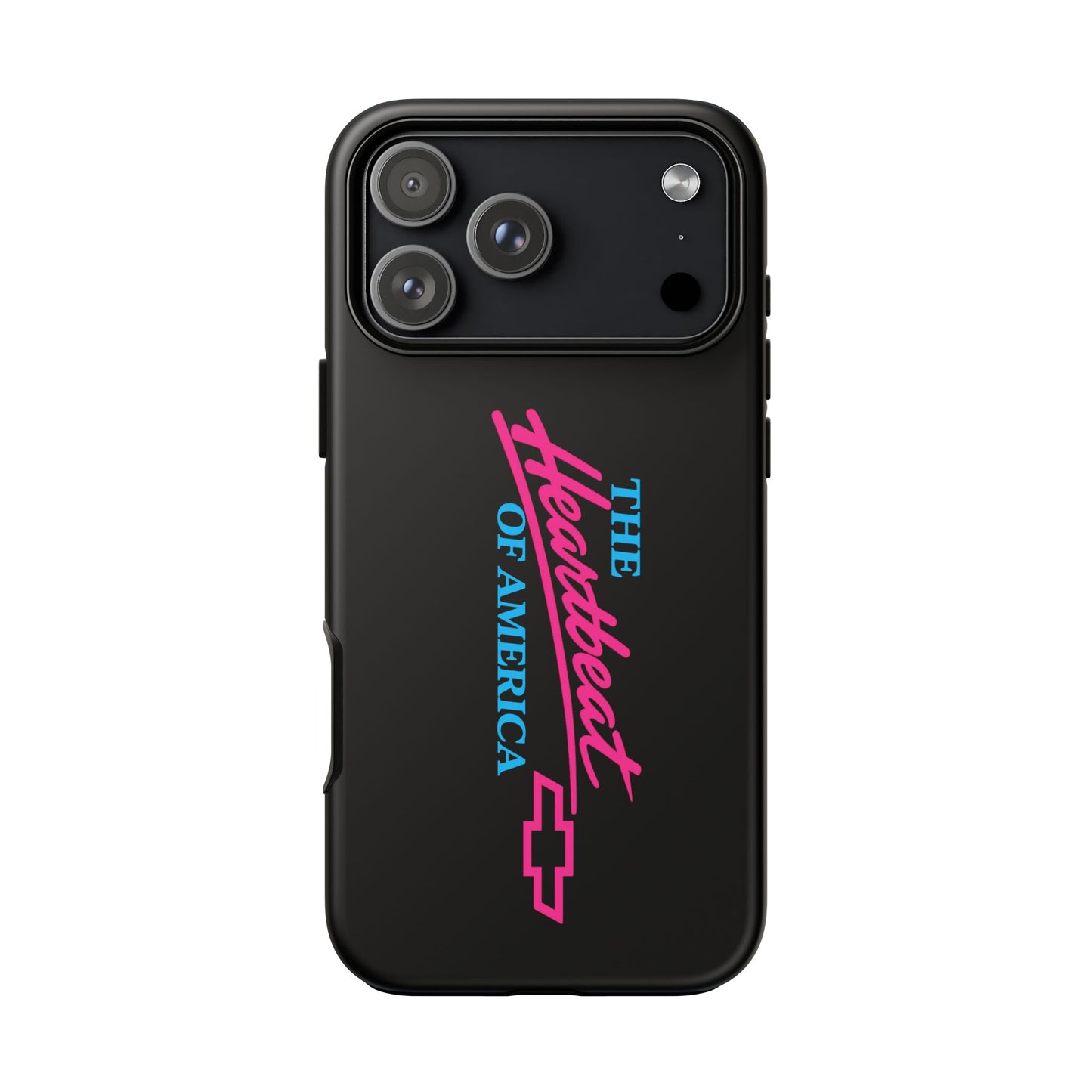 Phone Case — “The Heartbeat of America” Retro Chevy Logo, Slim Protective Cover