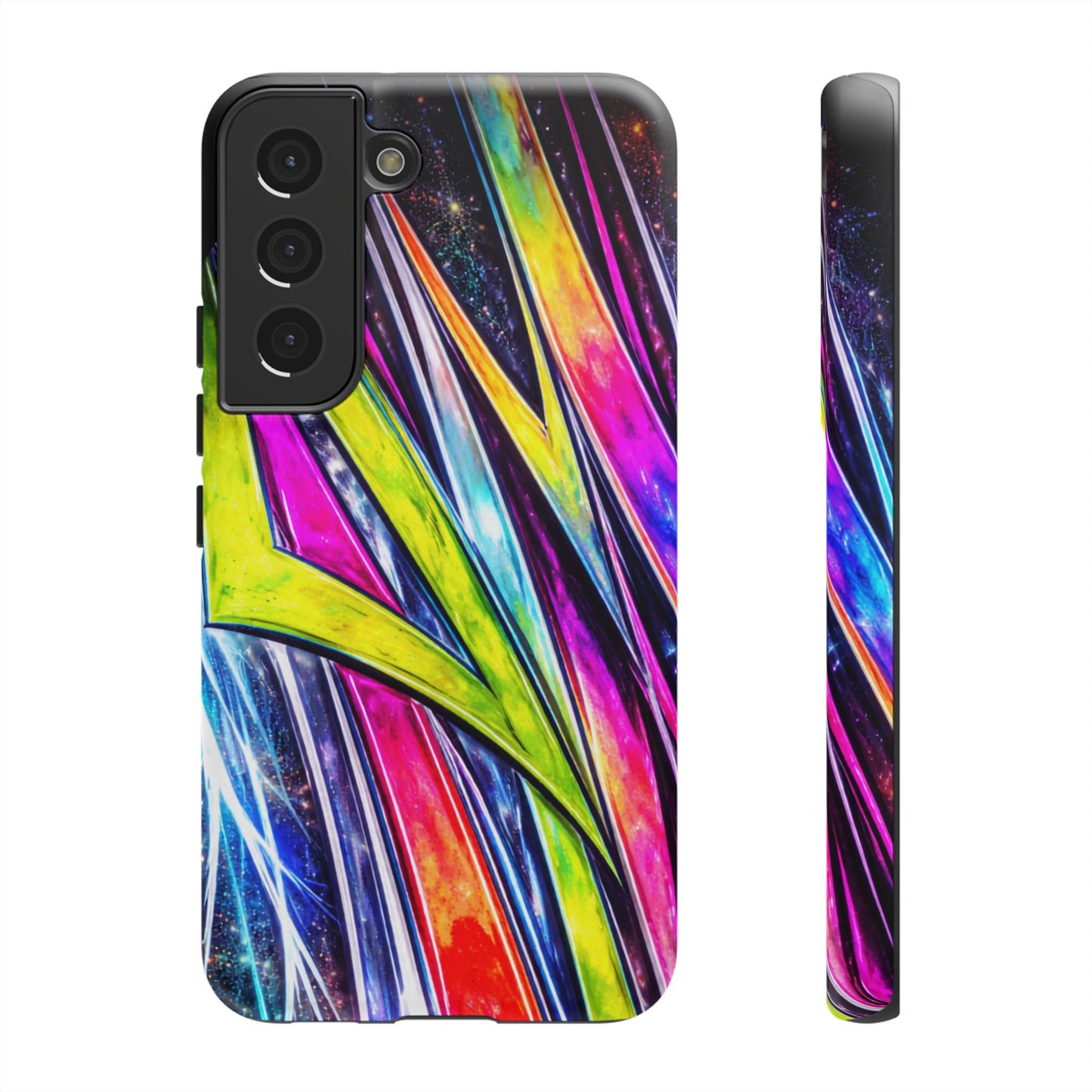 Neon Graffiti Phone Case | Tough Case, Vivid Abstract Street Art