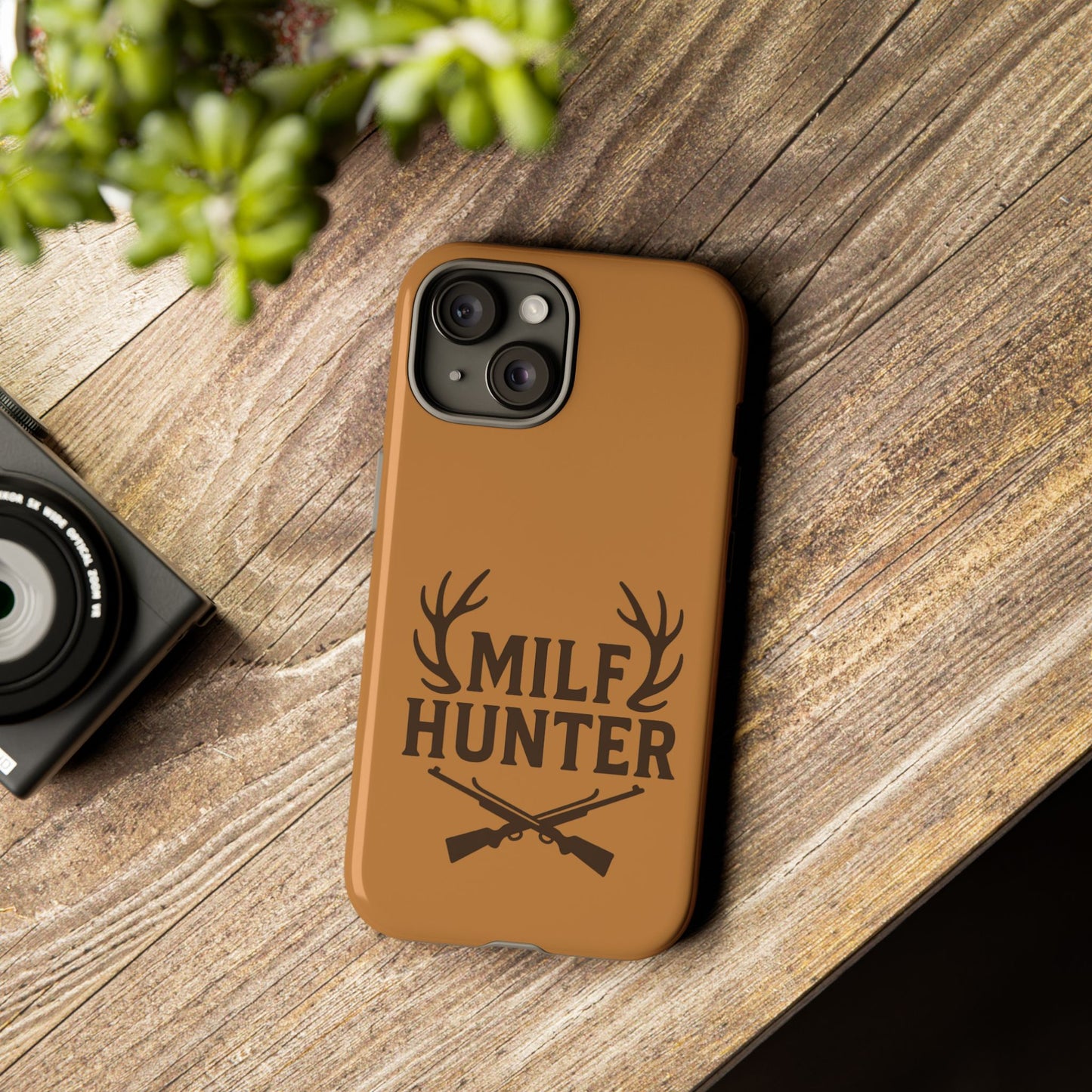 Phone Case, Funny Milf Hunter Design for Tough Cases, Rugged Protective Cover,