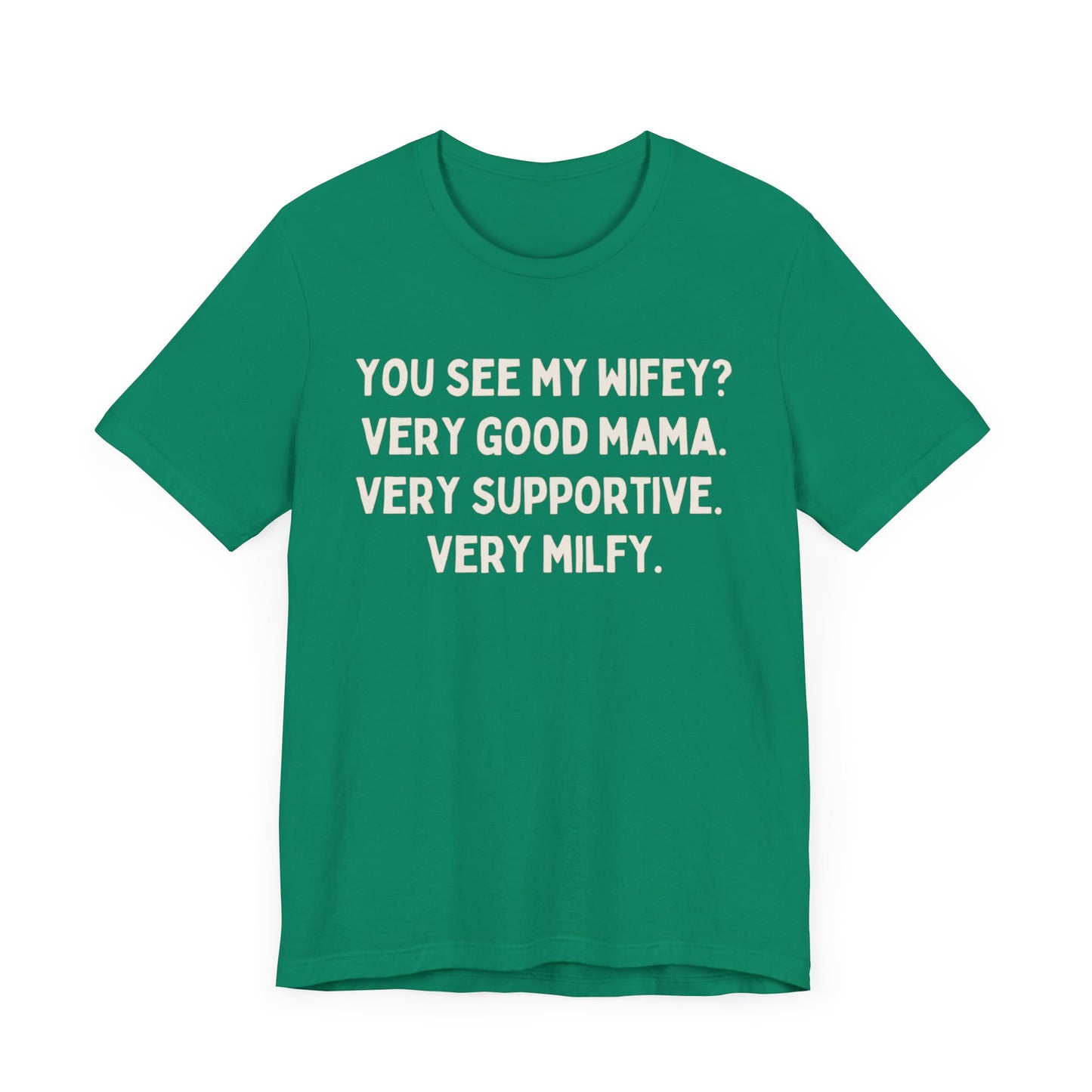 Milf Unisex Tee, Funny Gift for Dads, Sarcastic Graphic Shirt, Mother's Day